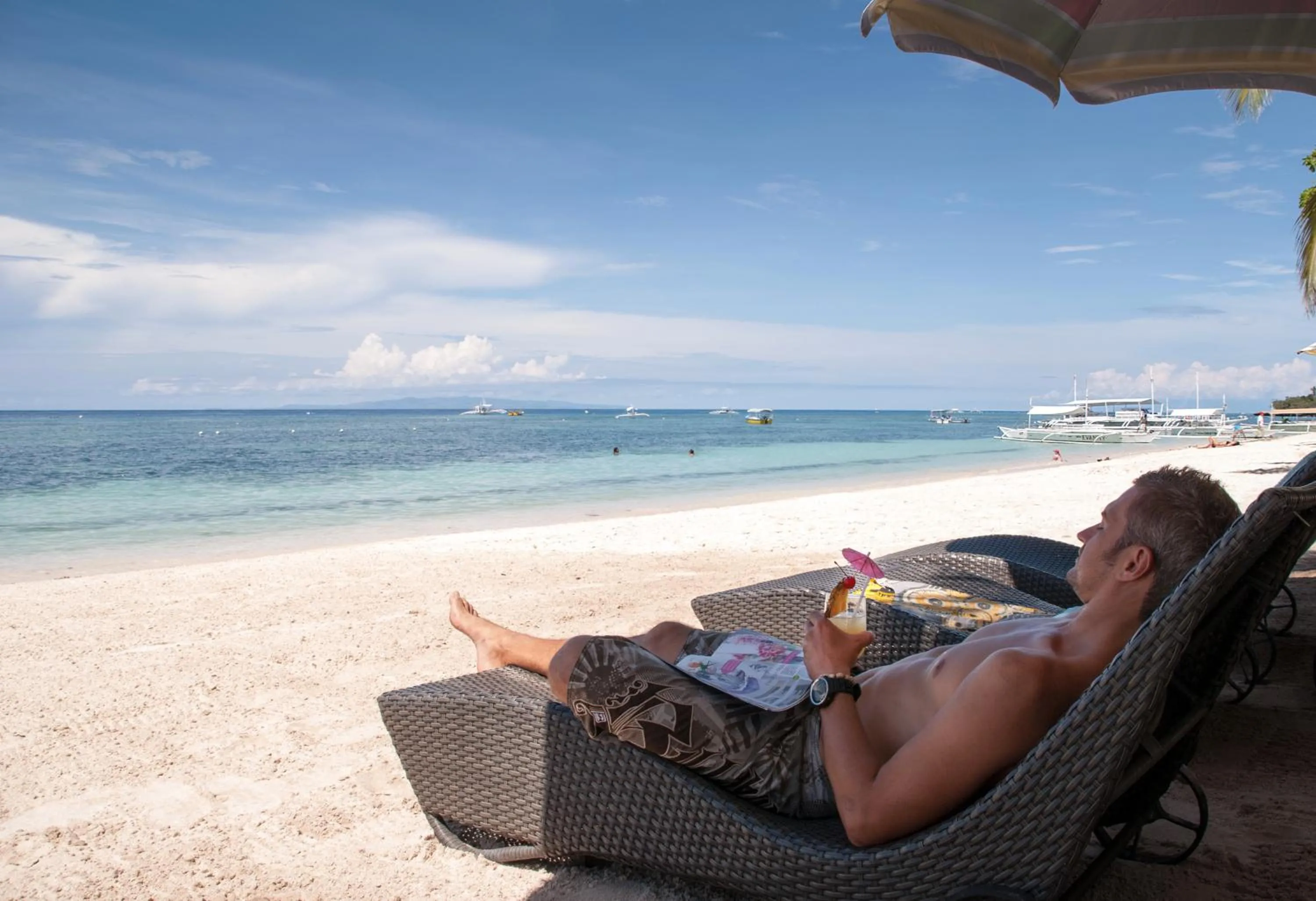 People in Oasis Resort