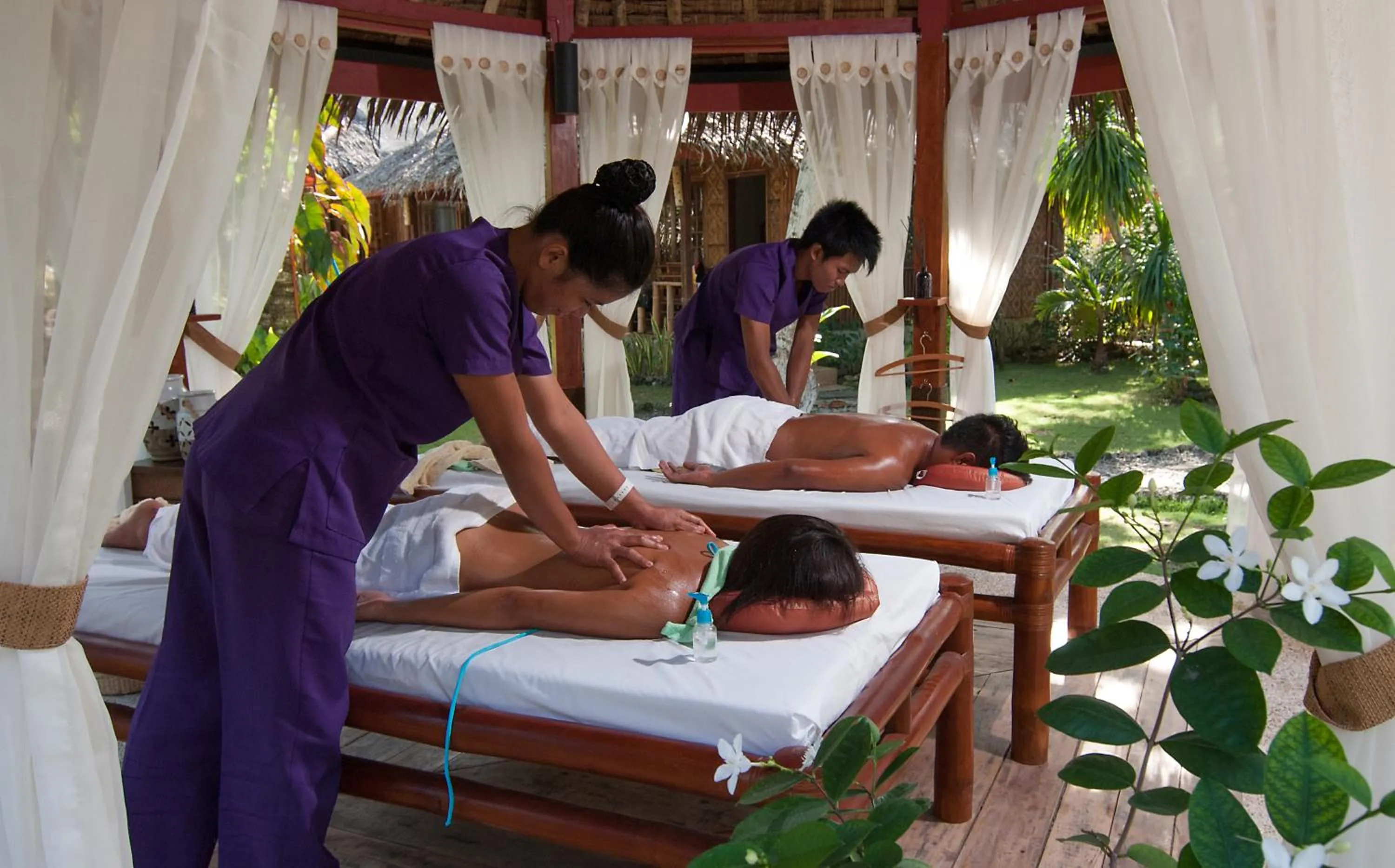 People in Oasis Resort