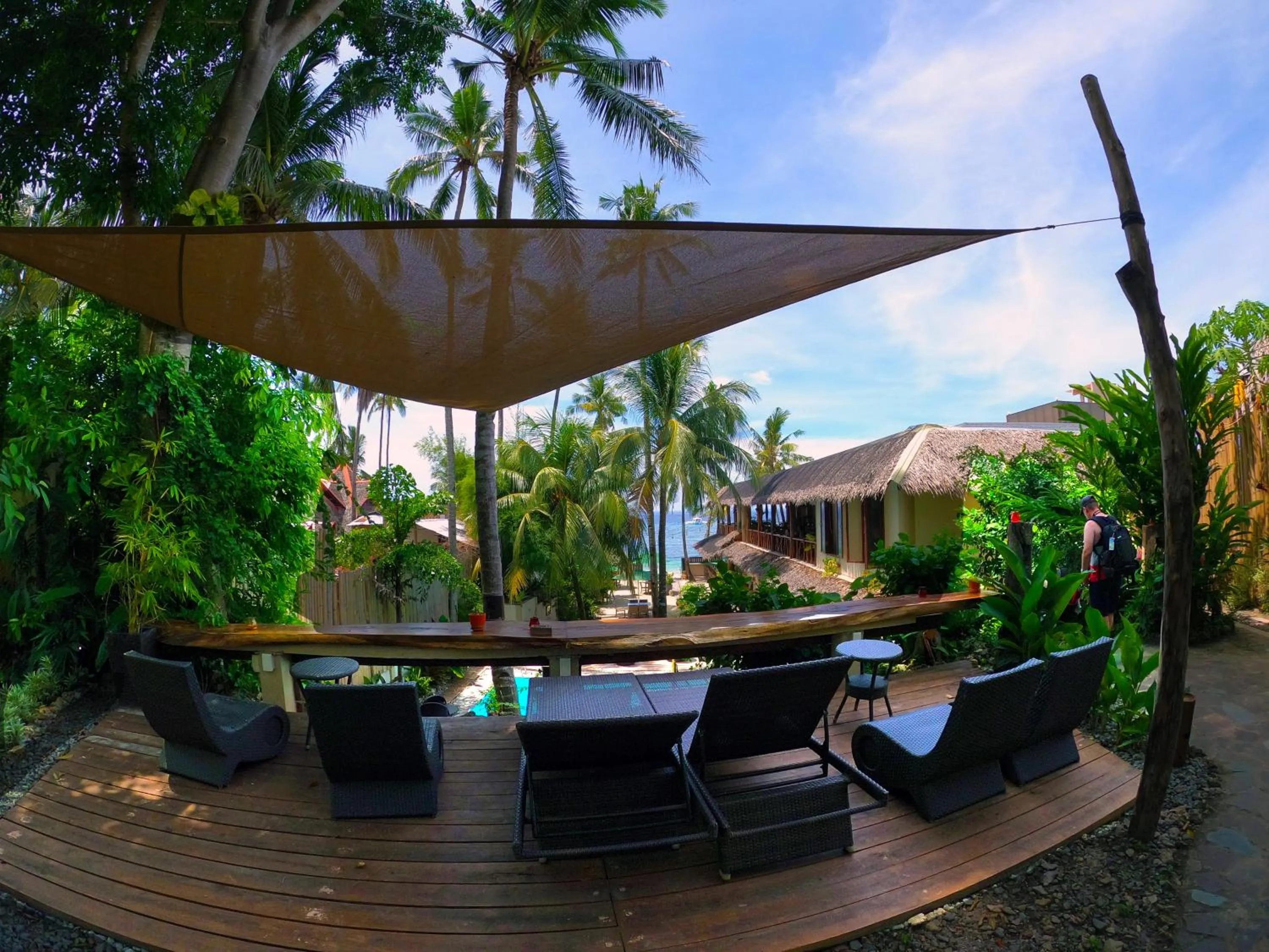 Patio in Oasis Resort