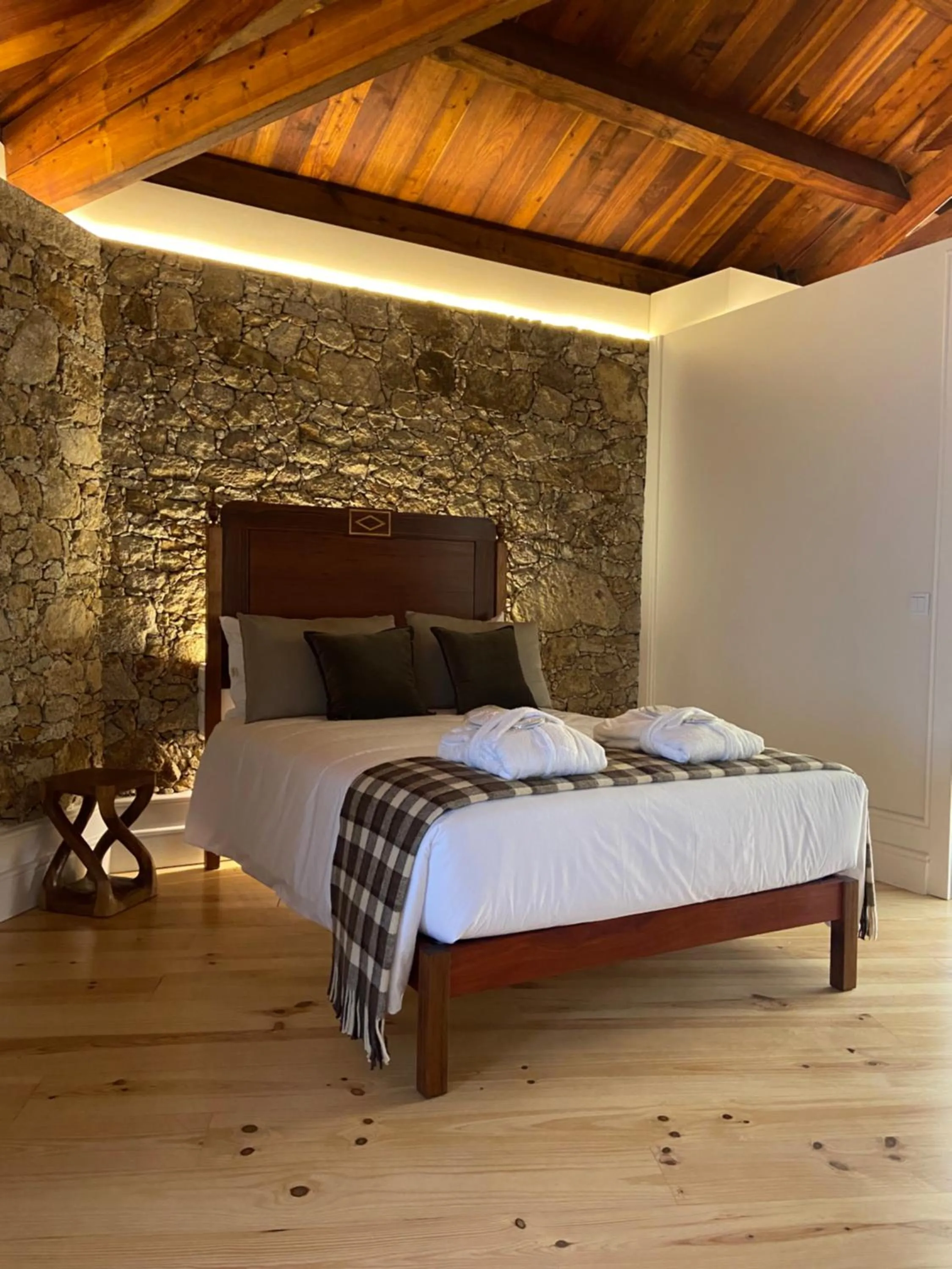 Bed in Maia dos Reis Hotel Rural