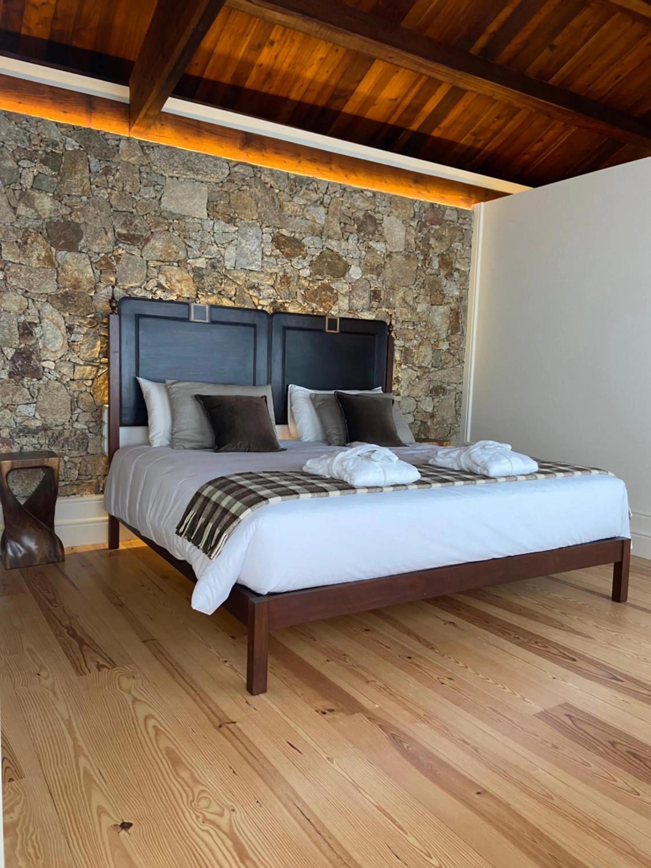 Bed in Maia dos Reis Hotel Rural