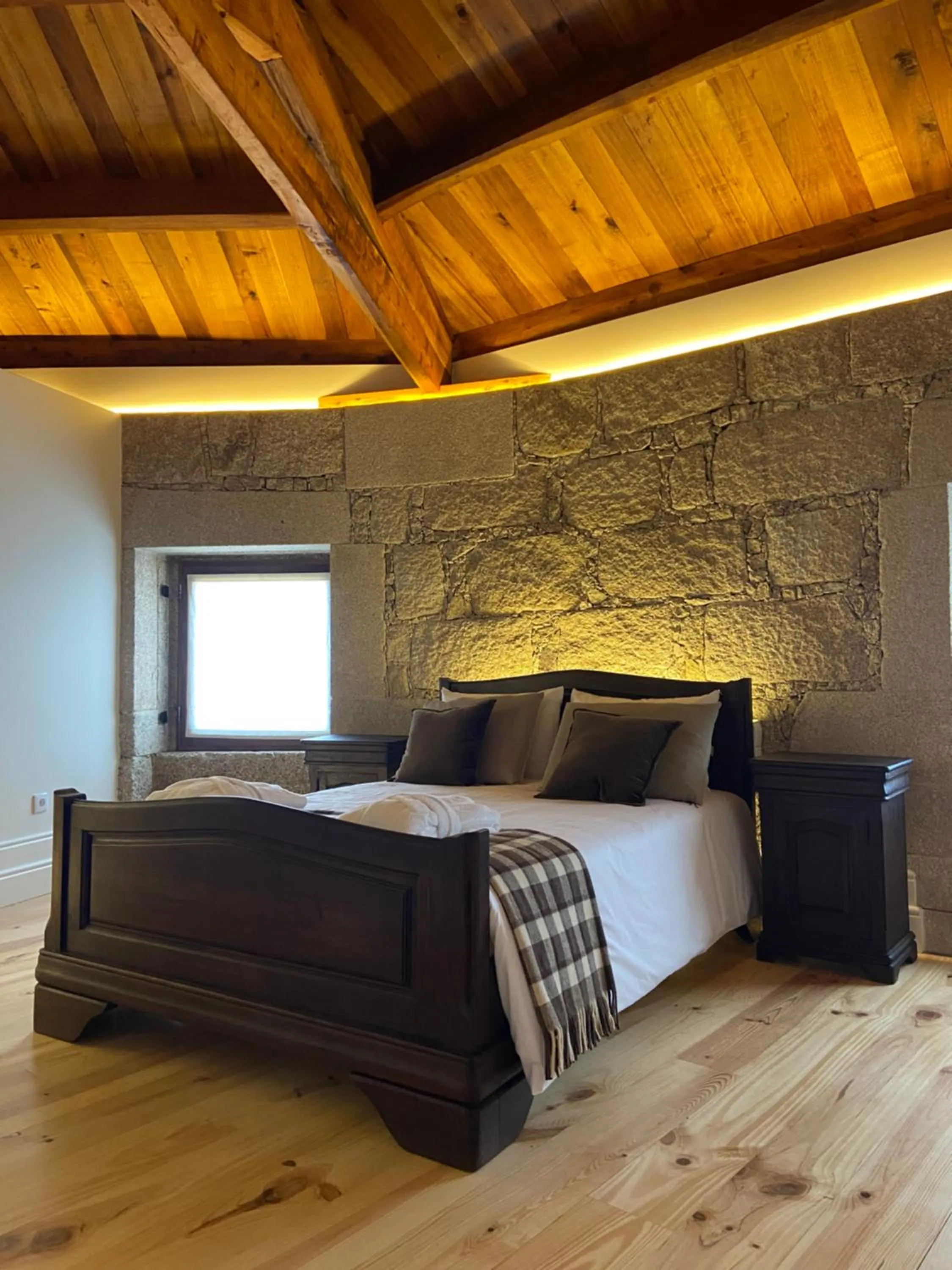 Bed in Maia dos Reis Hotel Rural