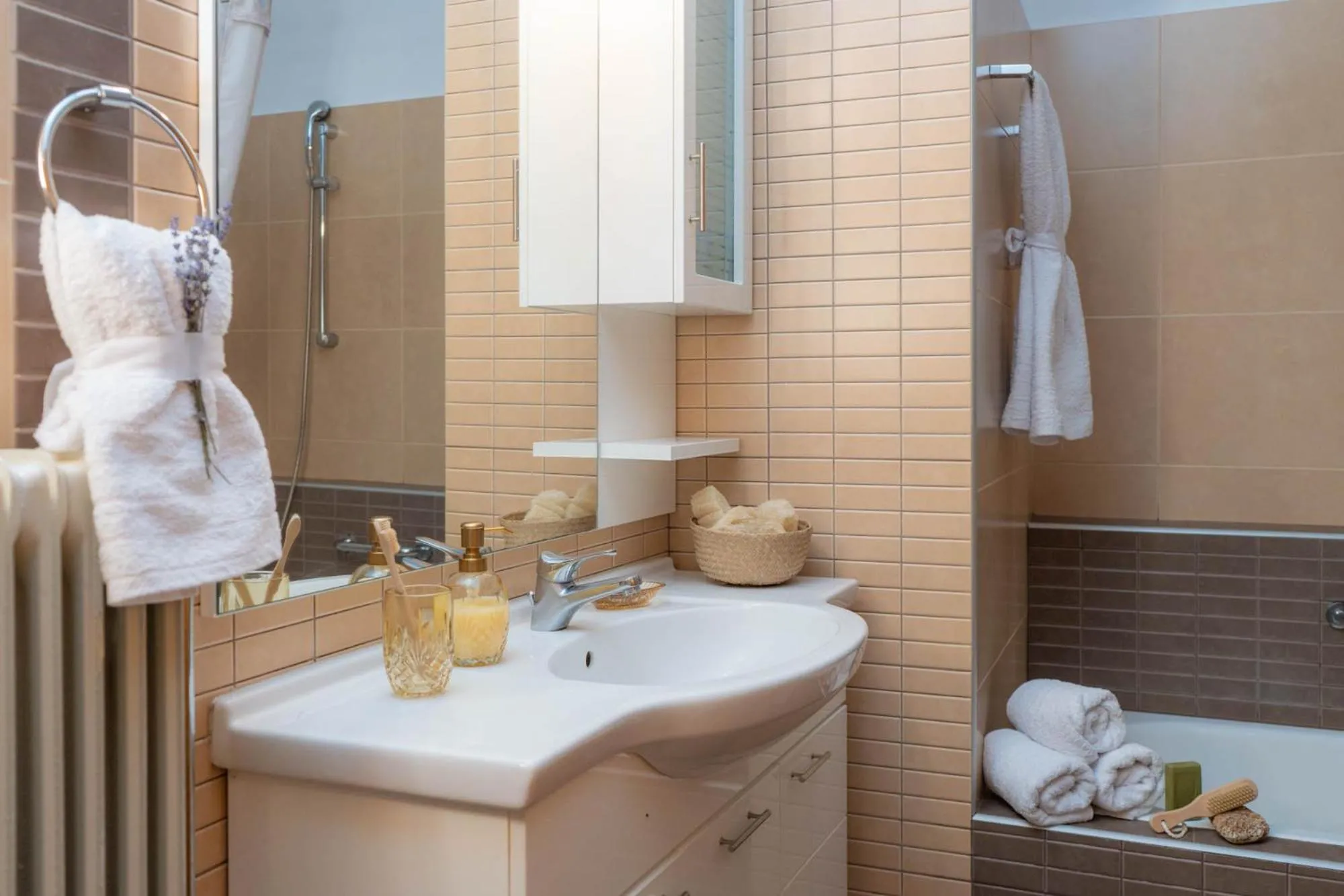 Shower in Postmans Apartment Under Meteora
