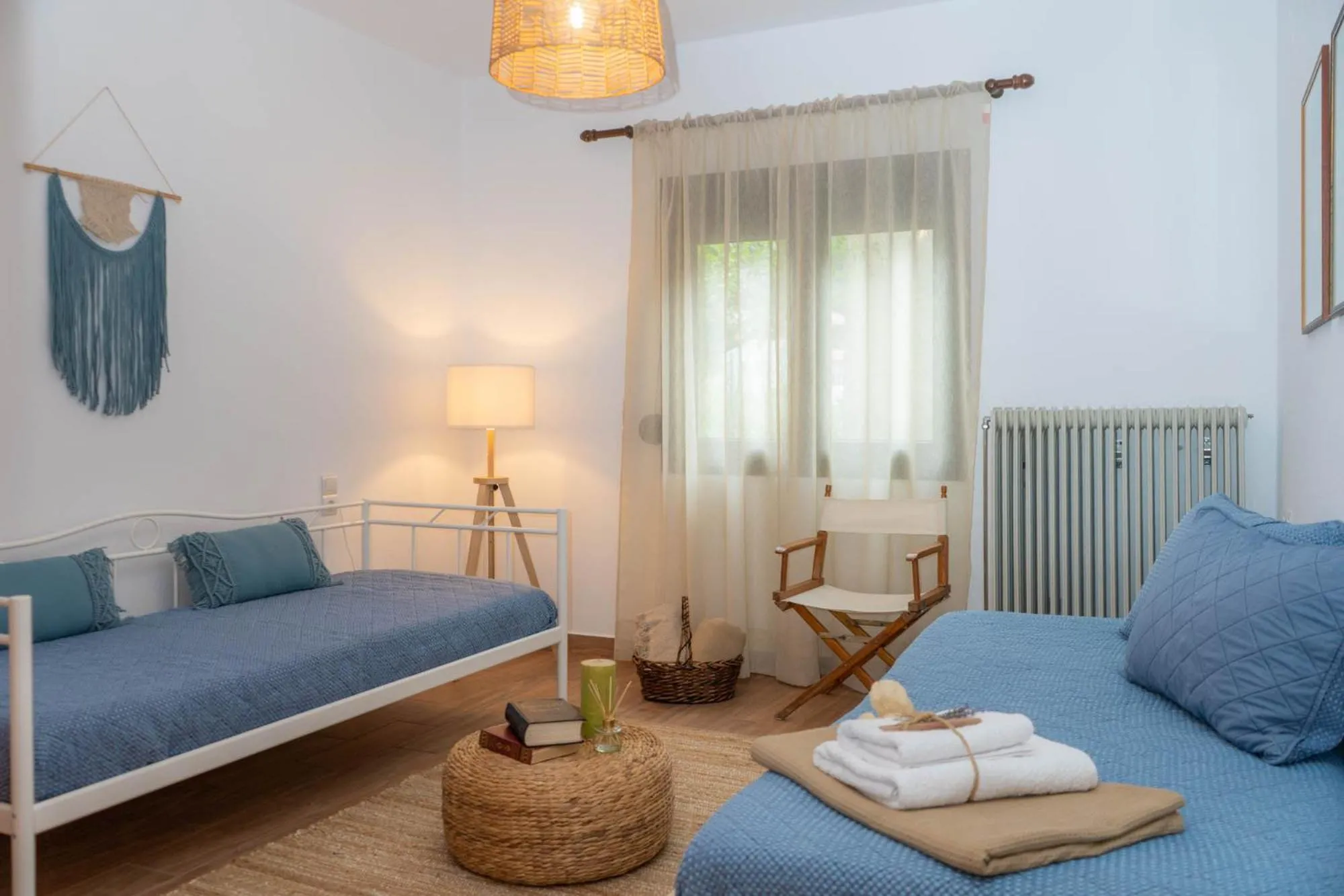 Bed in Postmans Apartment Under Meteora