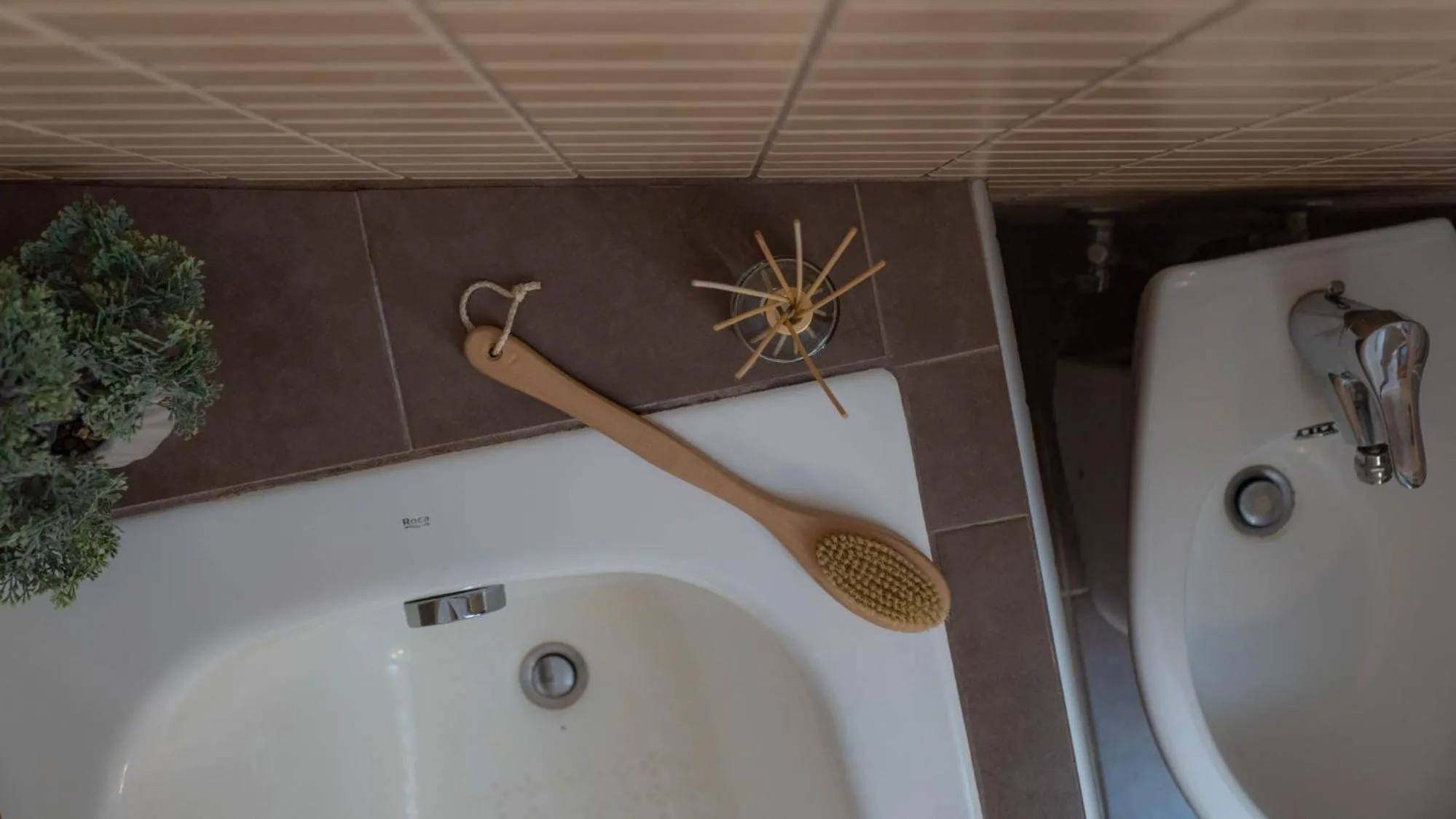 Shower in Postmans Apartment Under Meteora