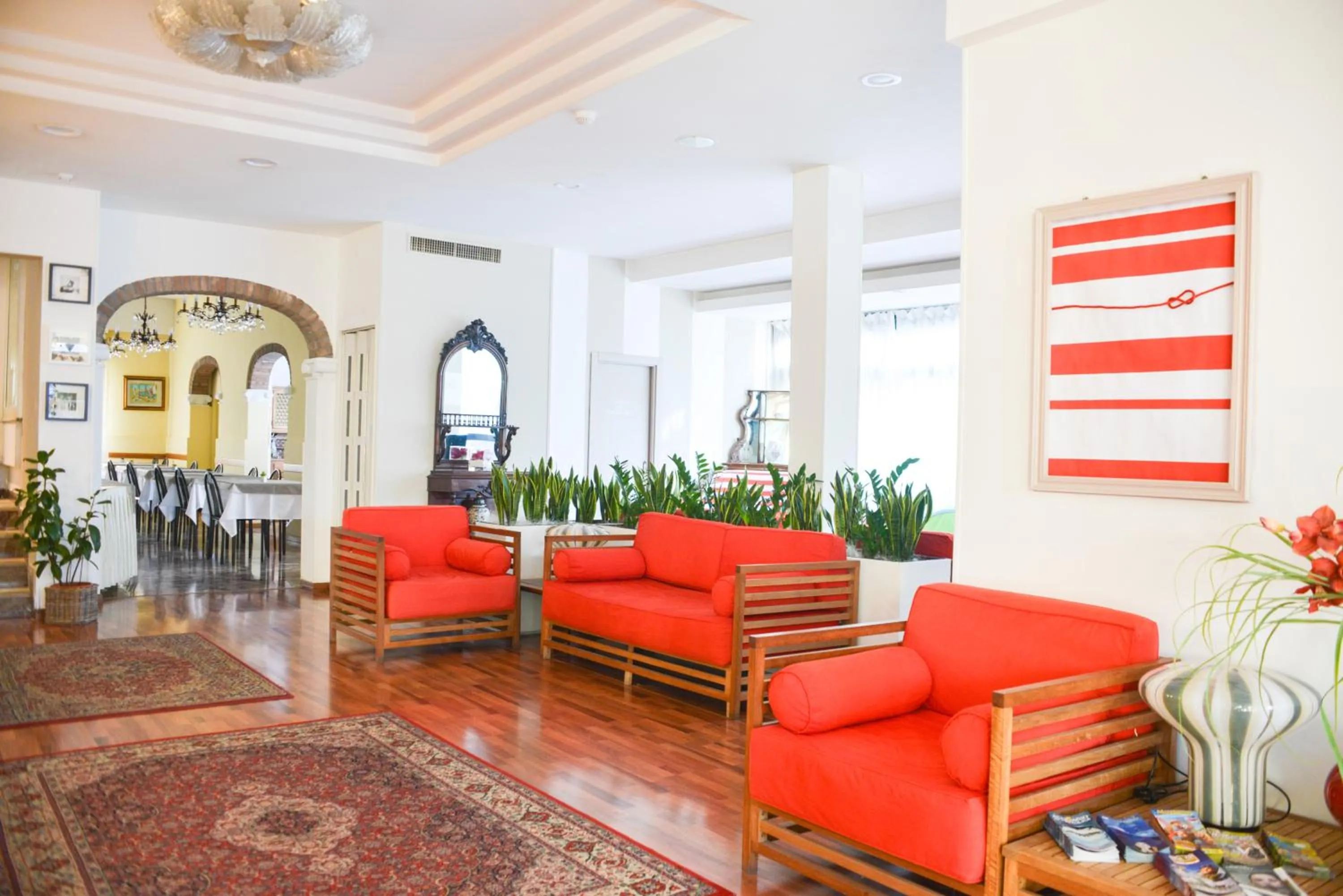 Lobby or reception in Hotel Vergilius