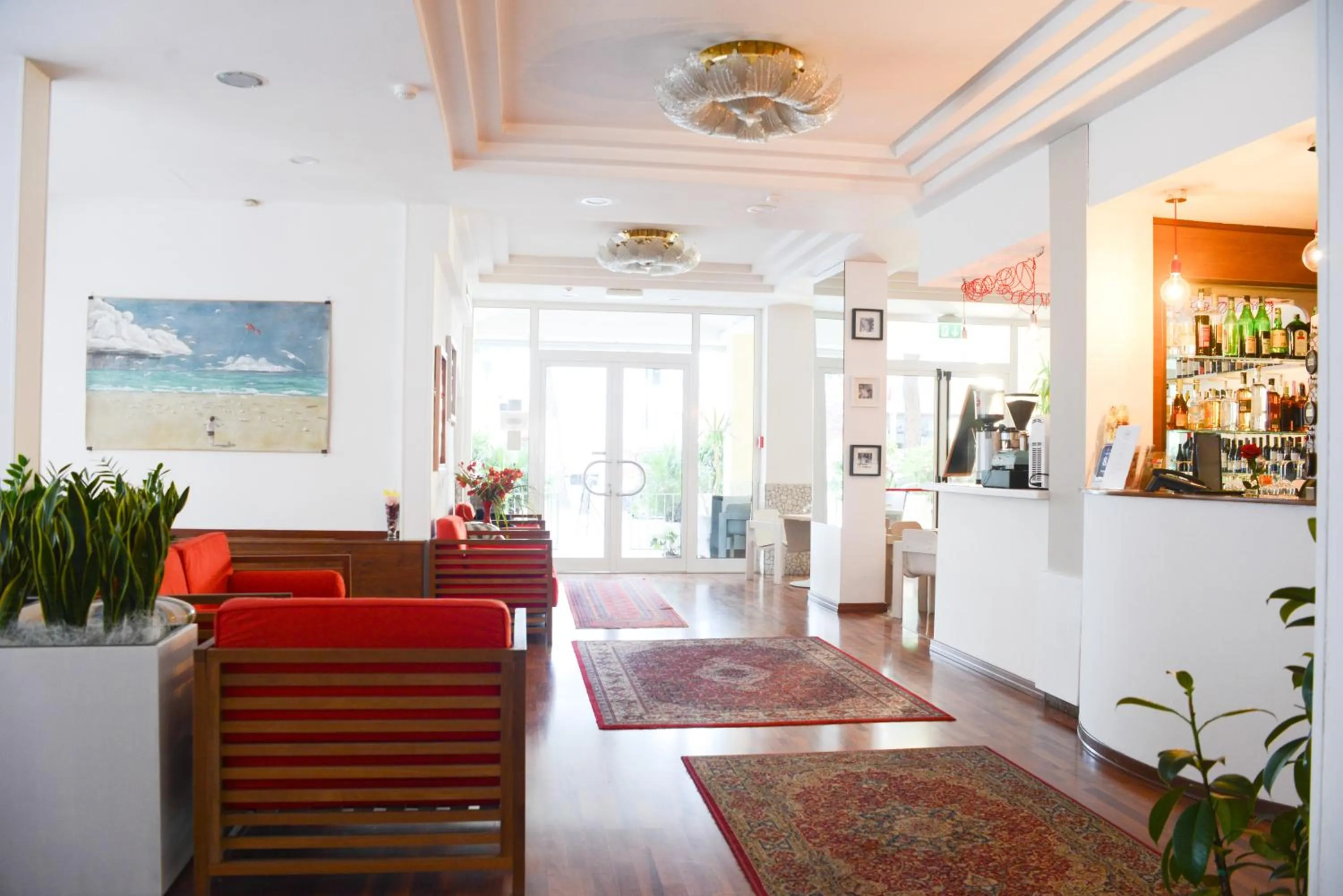 Lobby or reception in Hotel Vergilius