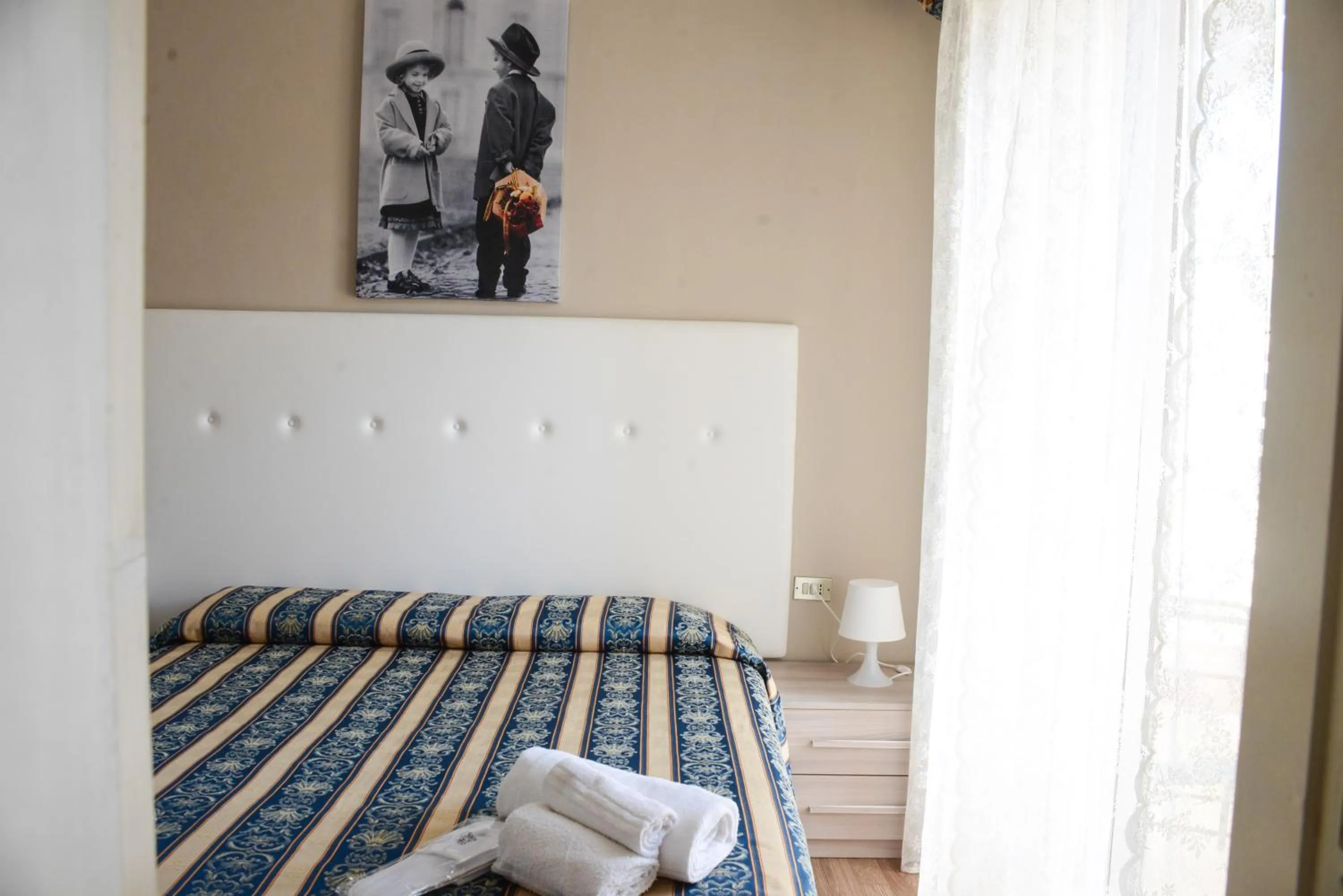 Bed in Hotel Vergilius