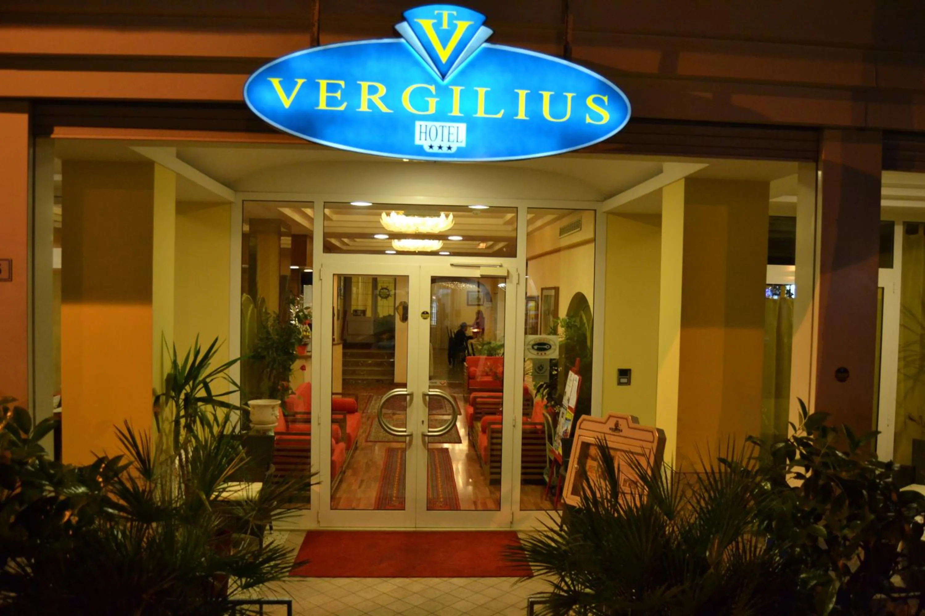 Facade/entrance in Hotel Vergilius