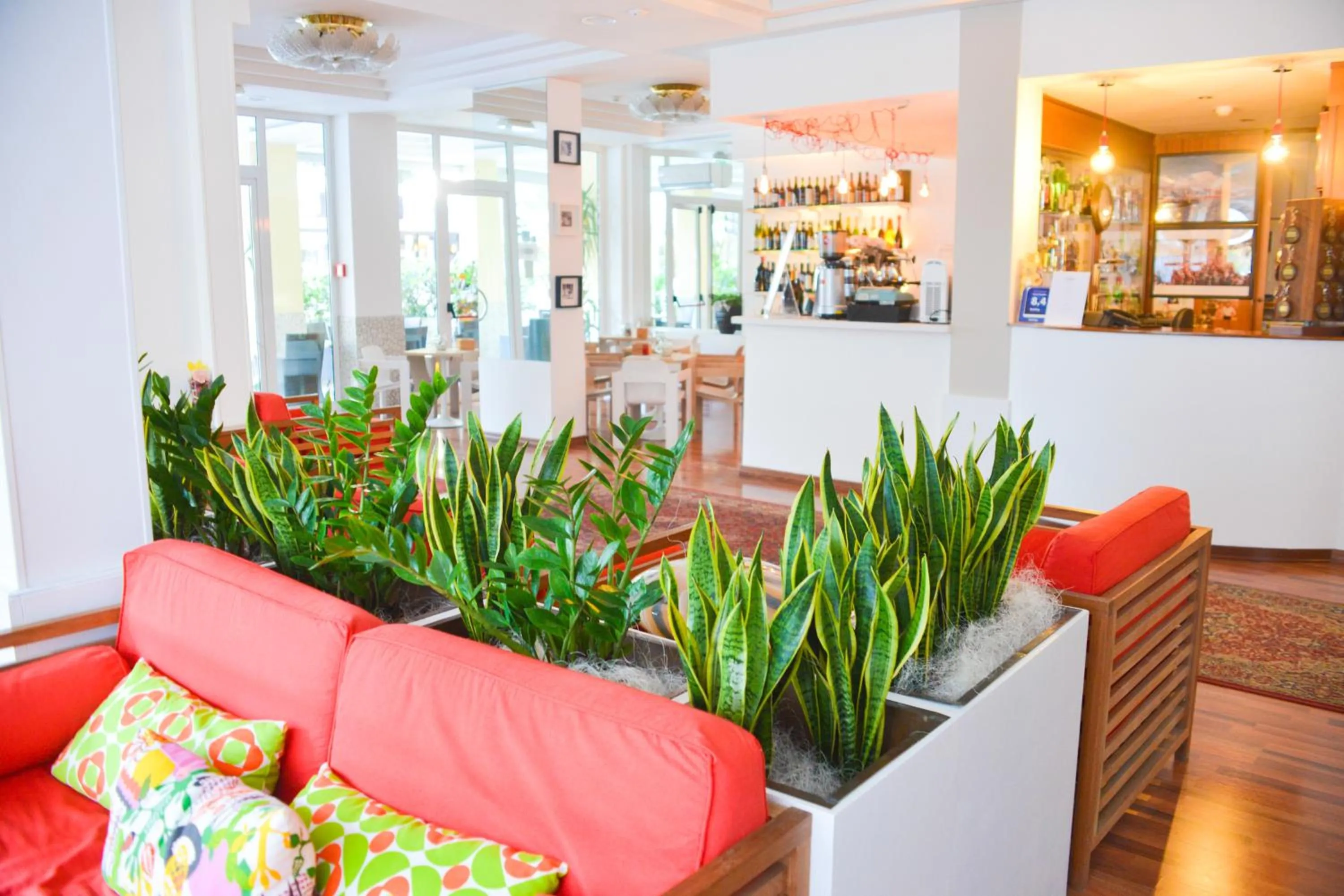 Lobby or reception in Hotel Vergilius