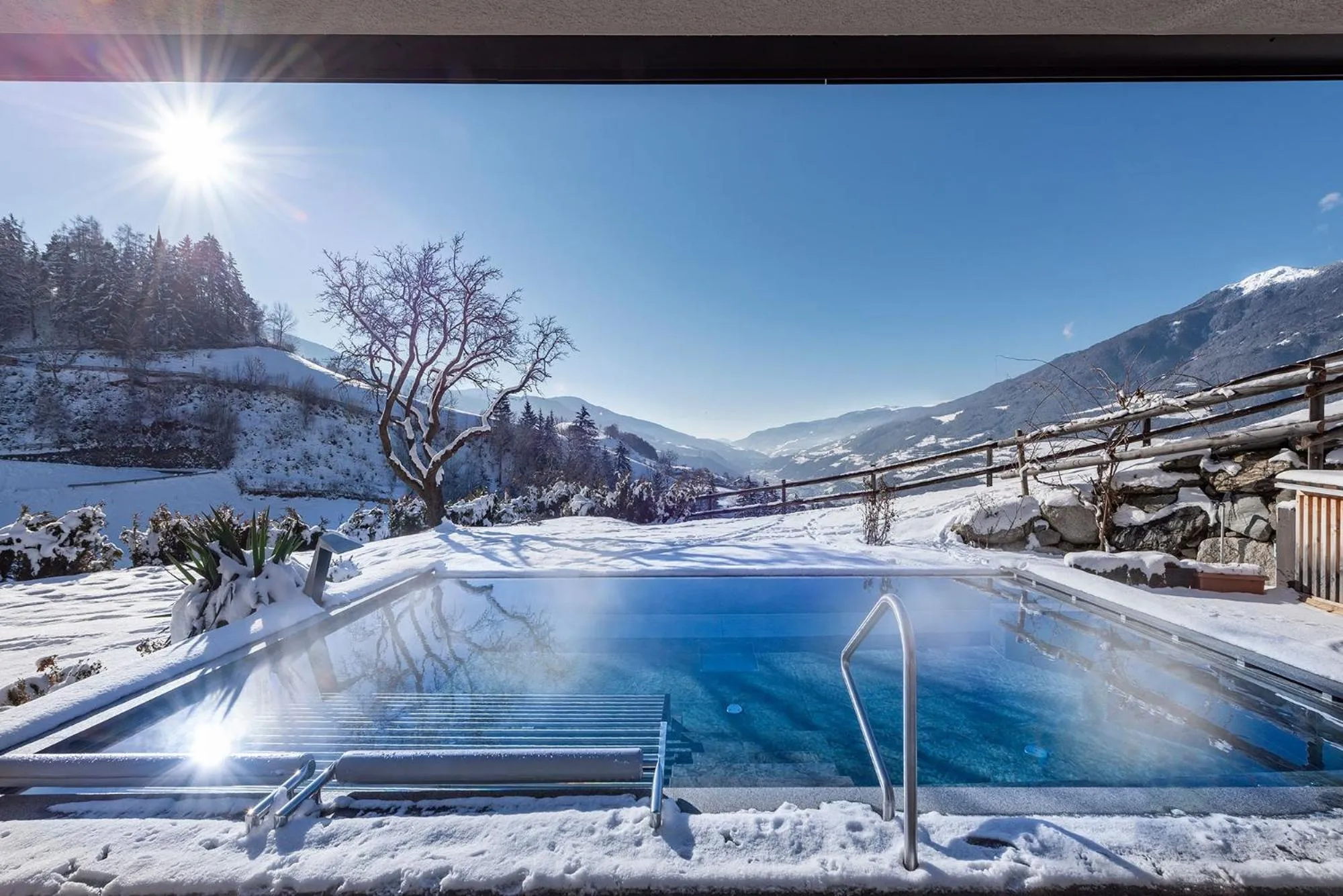 Open Air Bath in Hotel Torgglerhof