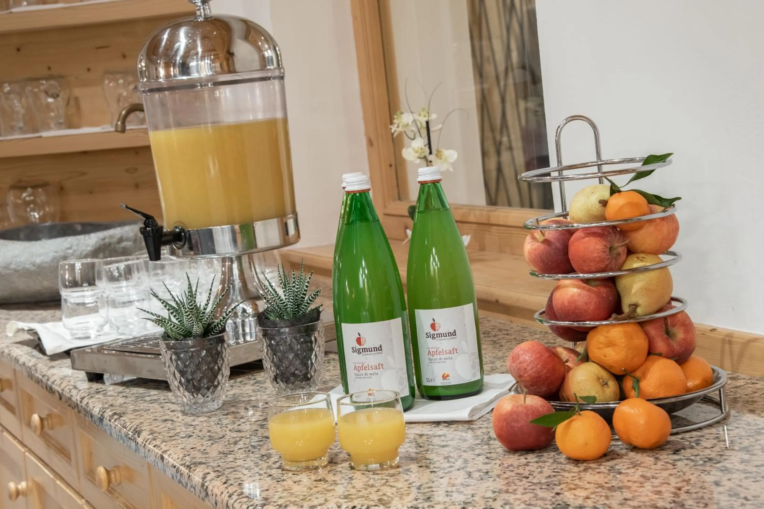 Food and drinks in Hotel Torgglerhof