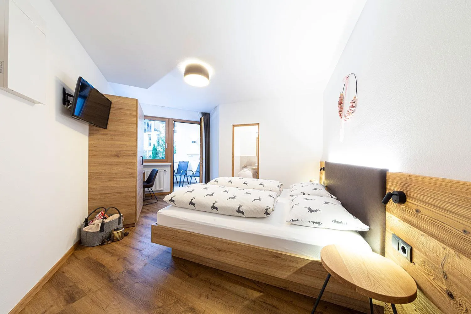 Bed in Pension Hofer