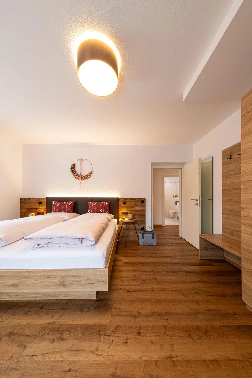 Bed in Pension Hofer