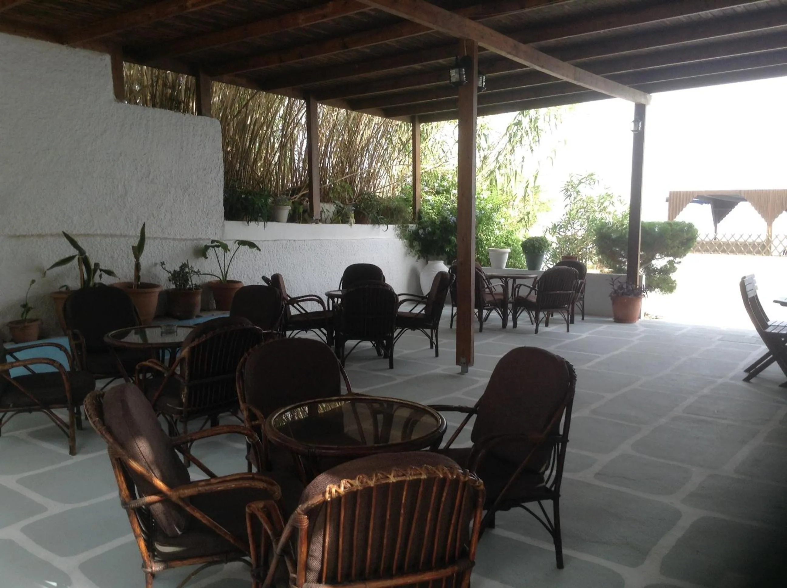 Garden in Haritos Hotel - Geothermal Hot Swimming Pool