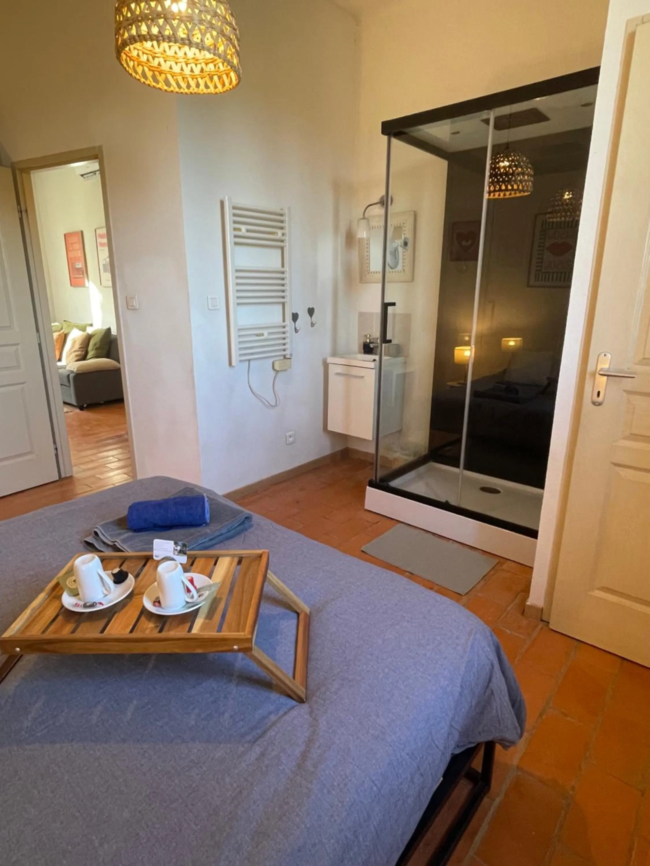 Bed in Mas de L'isle