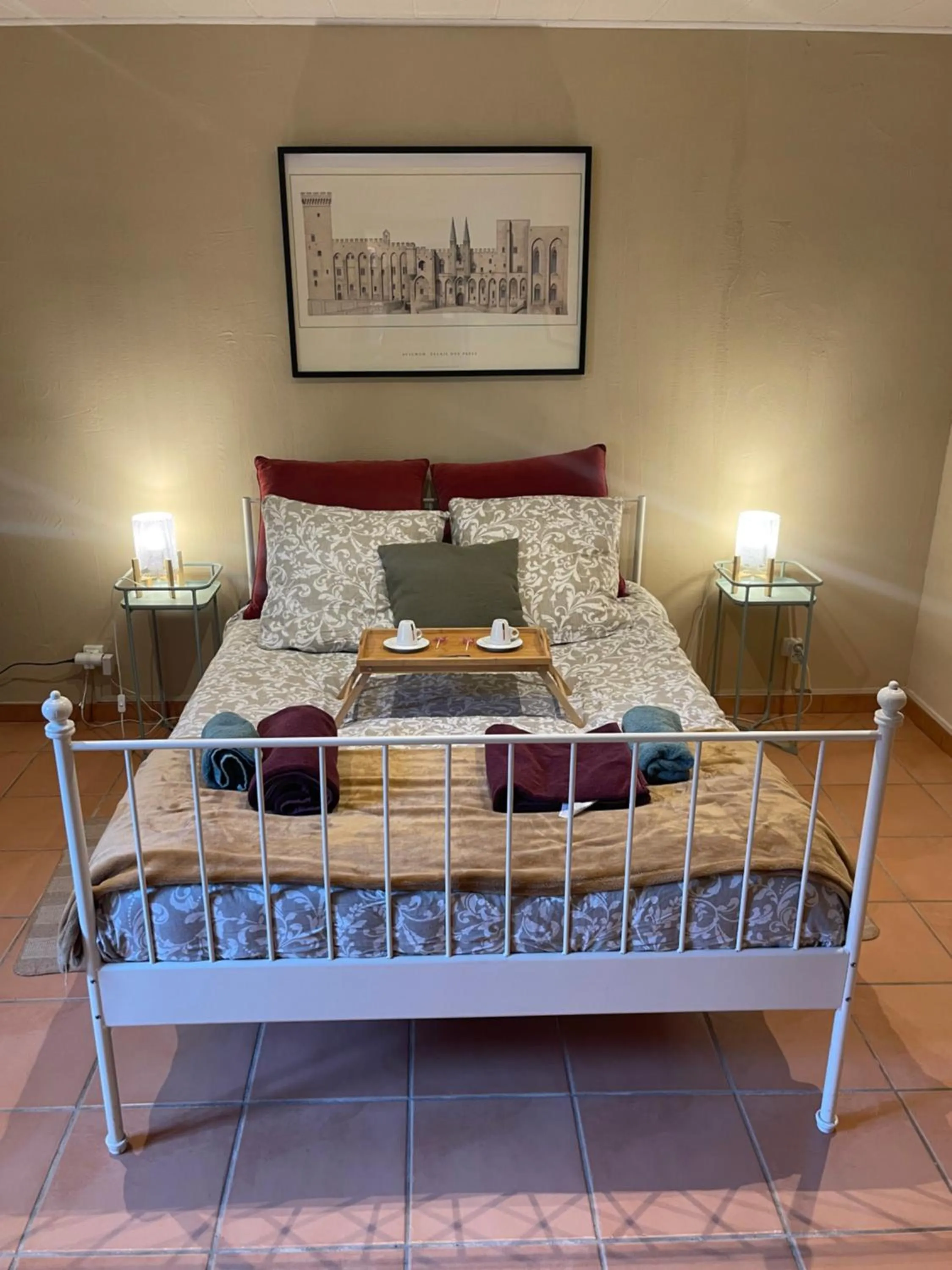 Bed in Mas de L'isle