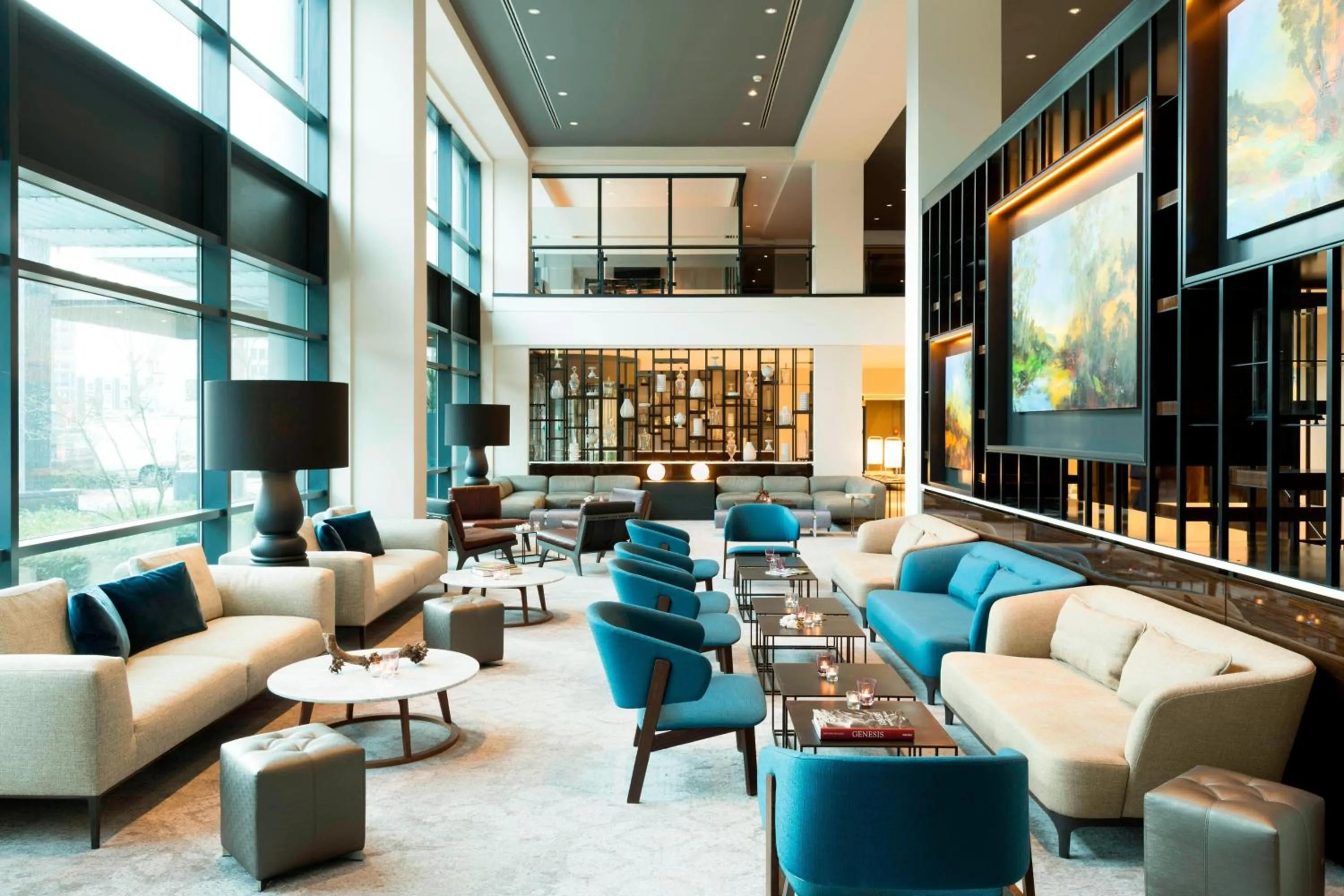 Lobby or reception in Marriott Hotel The Hague