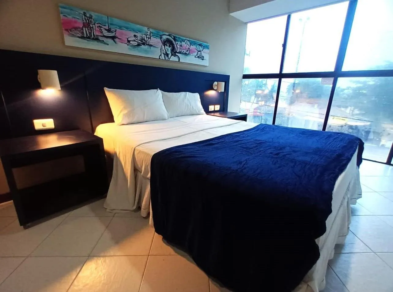 Bedroom, Bed in Ambassador Flat