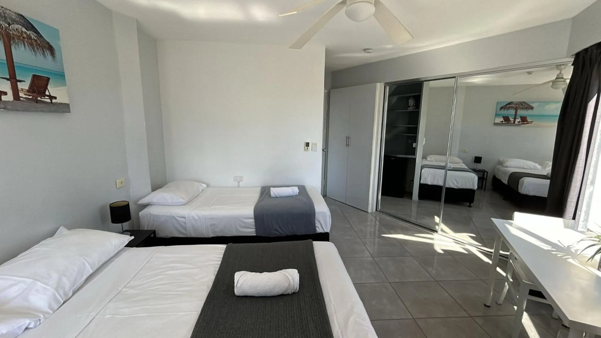 Bed in Erika's Holiday Apartment