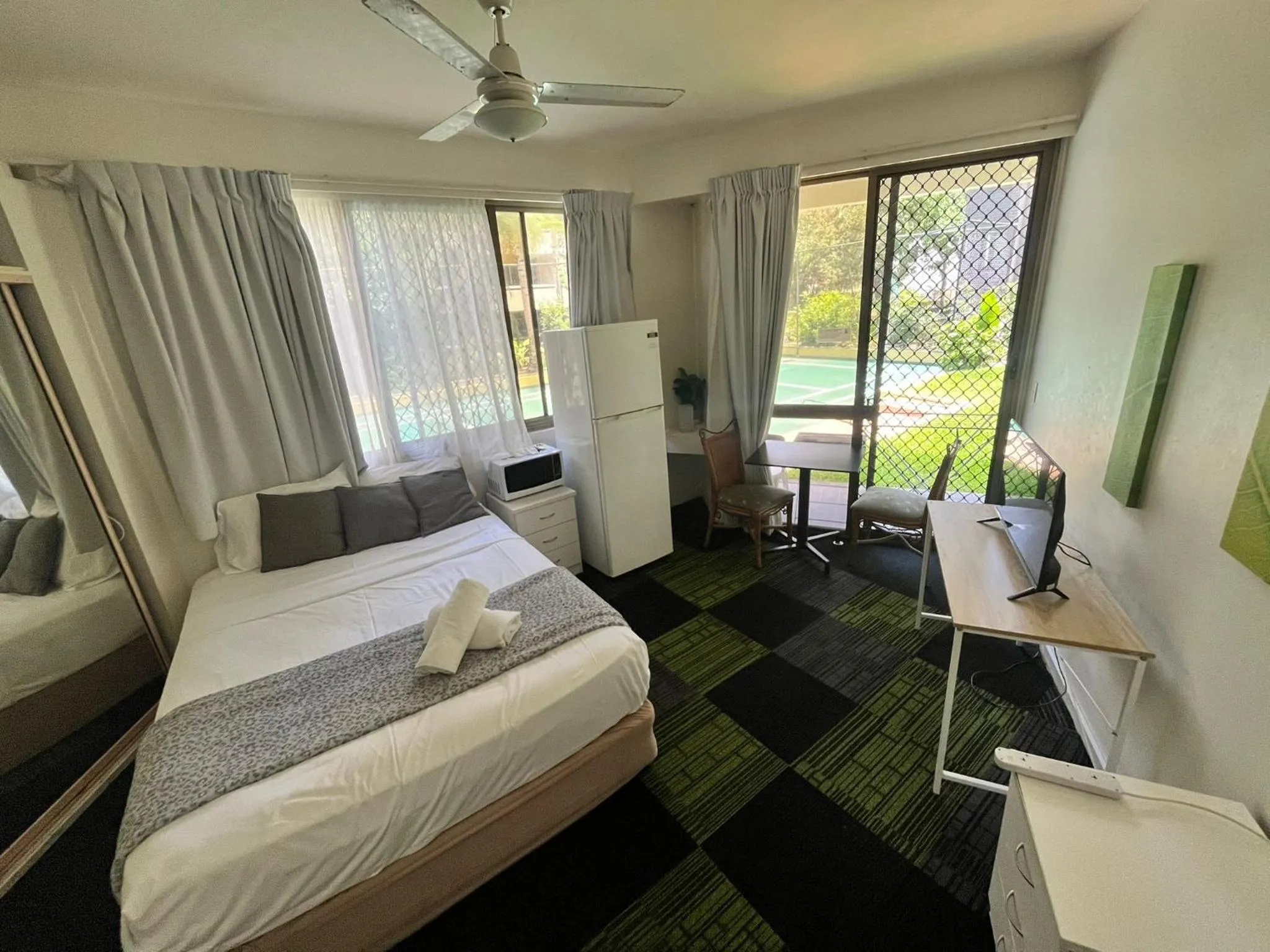 Bed in Erika's Holiday Apartment