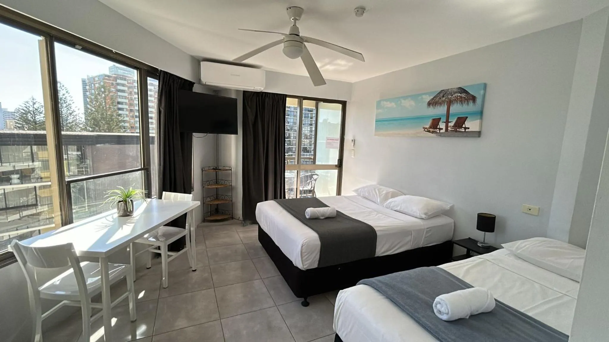 Bed in Erika's Holiday Apartment