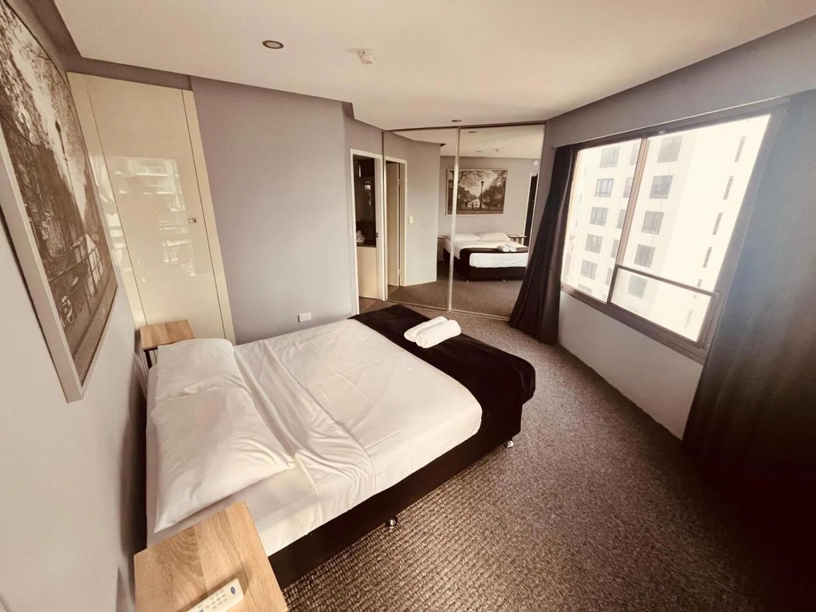 Bed in Erika's Holiday Apartment