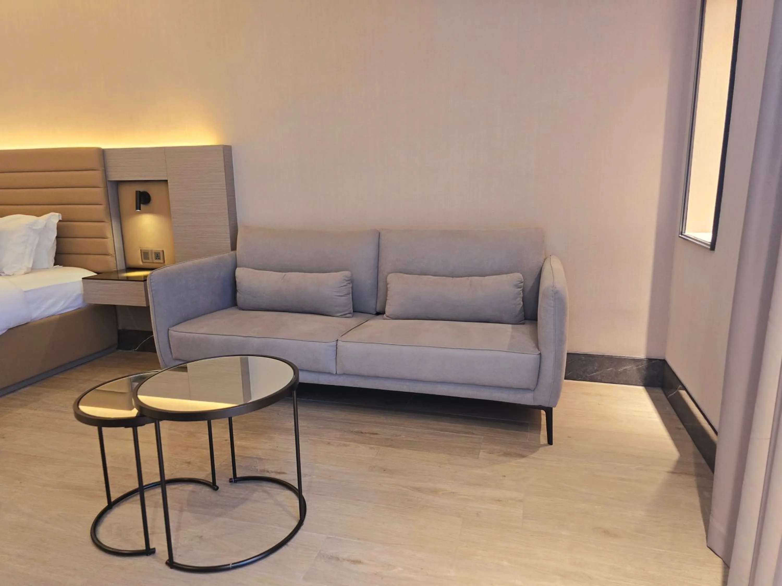 Bed in Bayprime Hotel