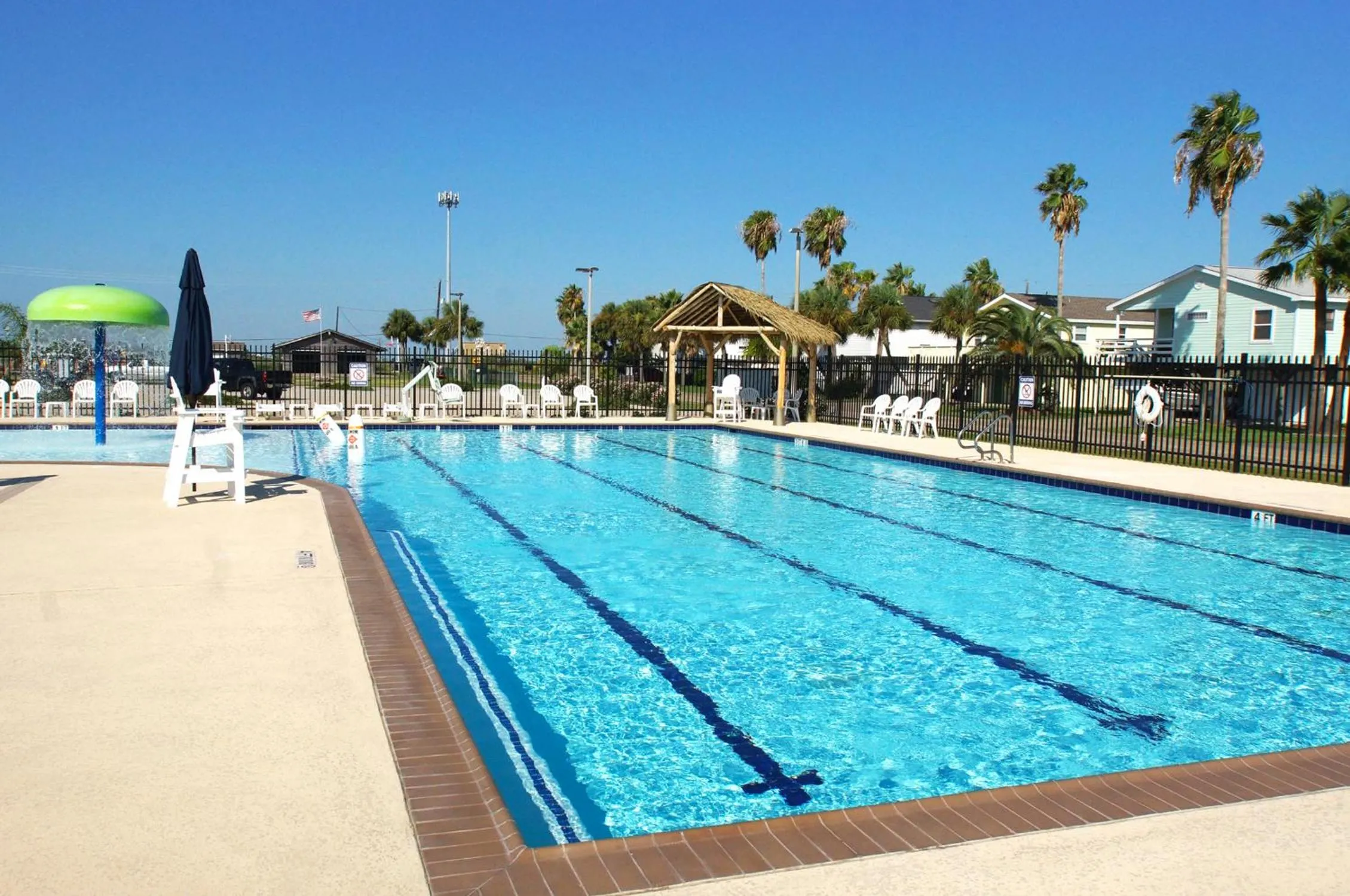 Property building in Tiki Lagoon