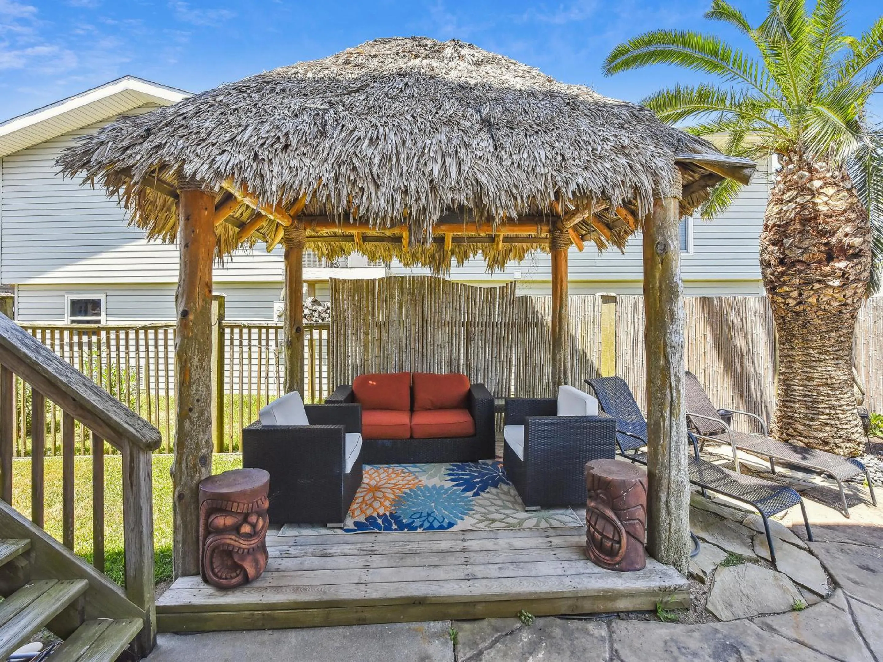 Property building in Tiki Lagoon