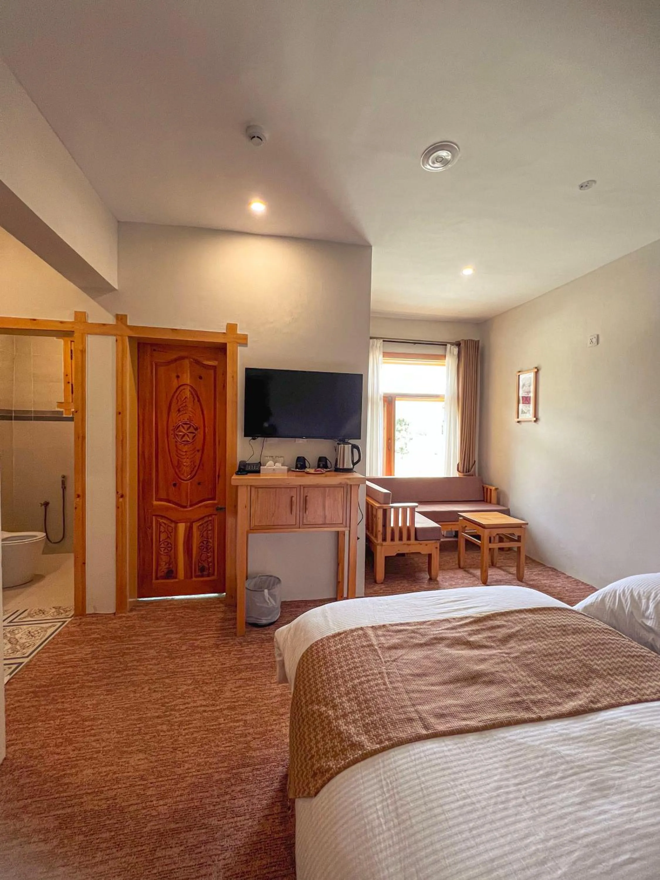 Bed in Villa Darya - Truly Hunza