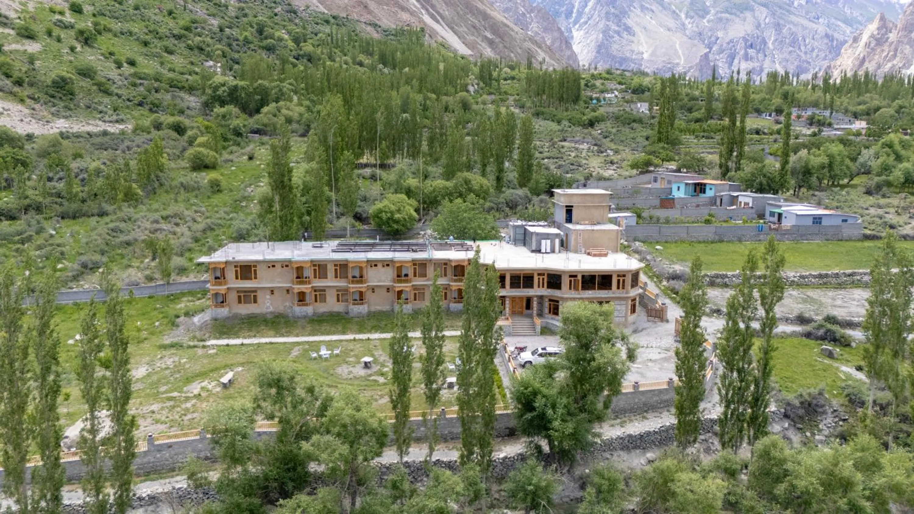 BBQ facilities in Villa Darya - Truly Hunza