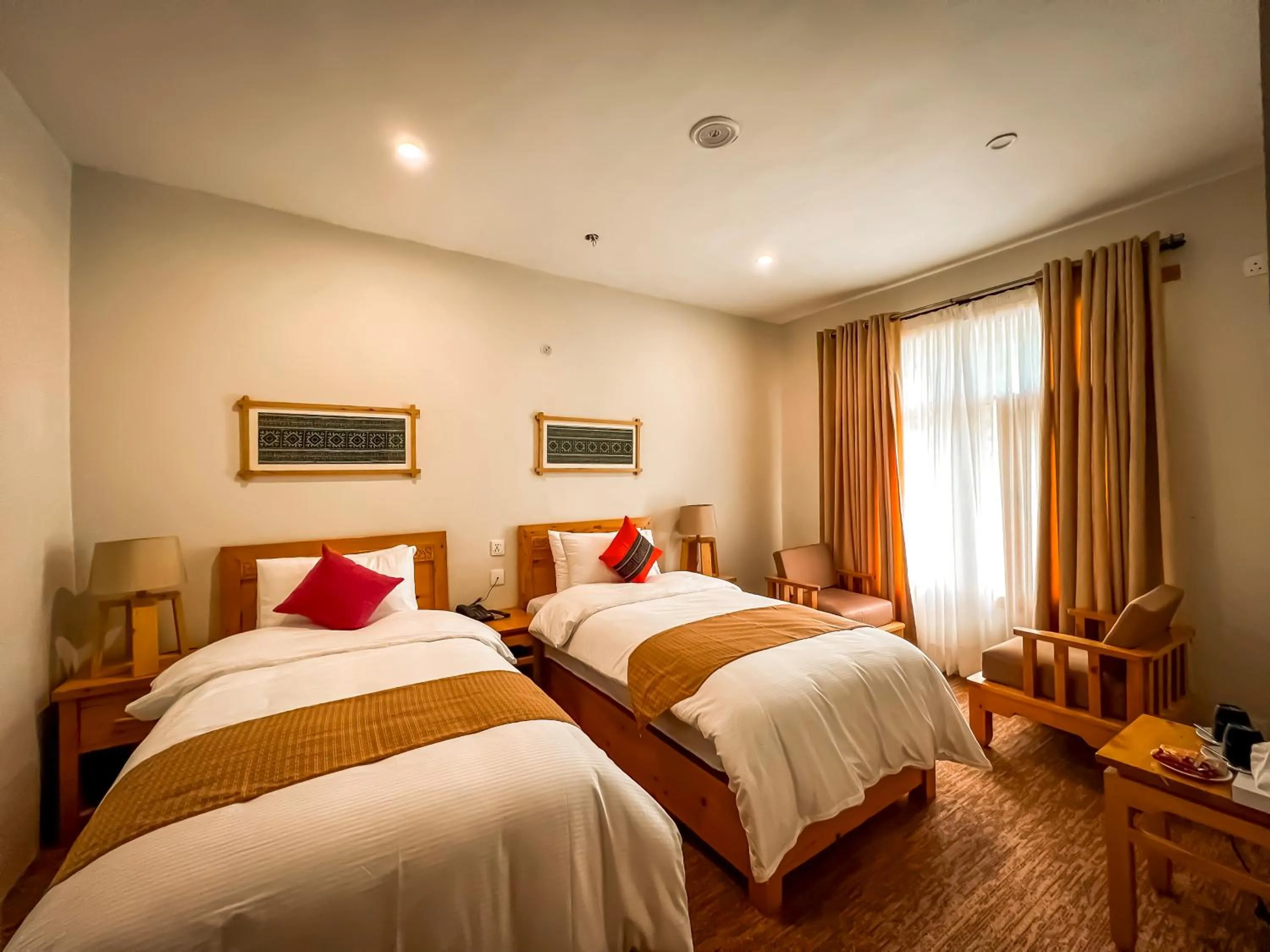 Bedroom, Bed in Villa Darya - Truly Hunza