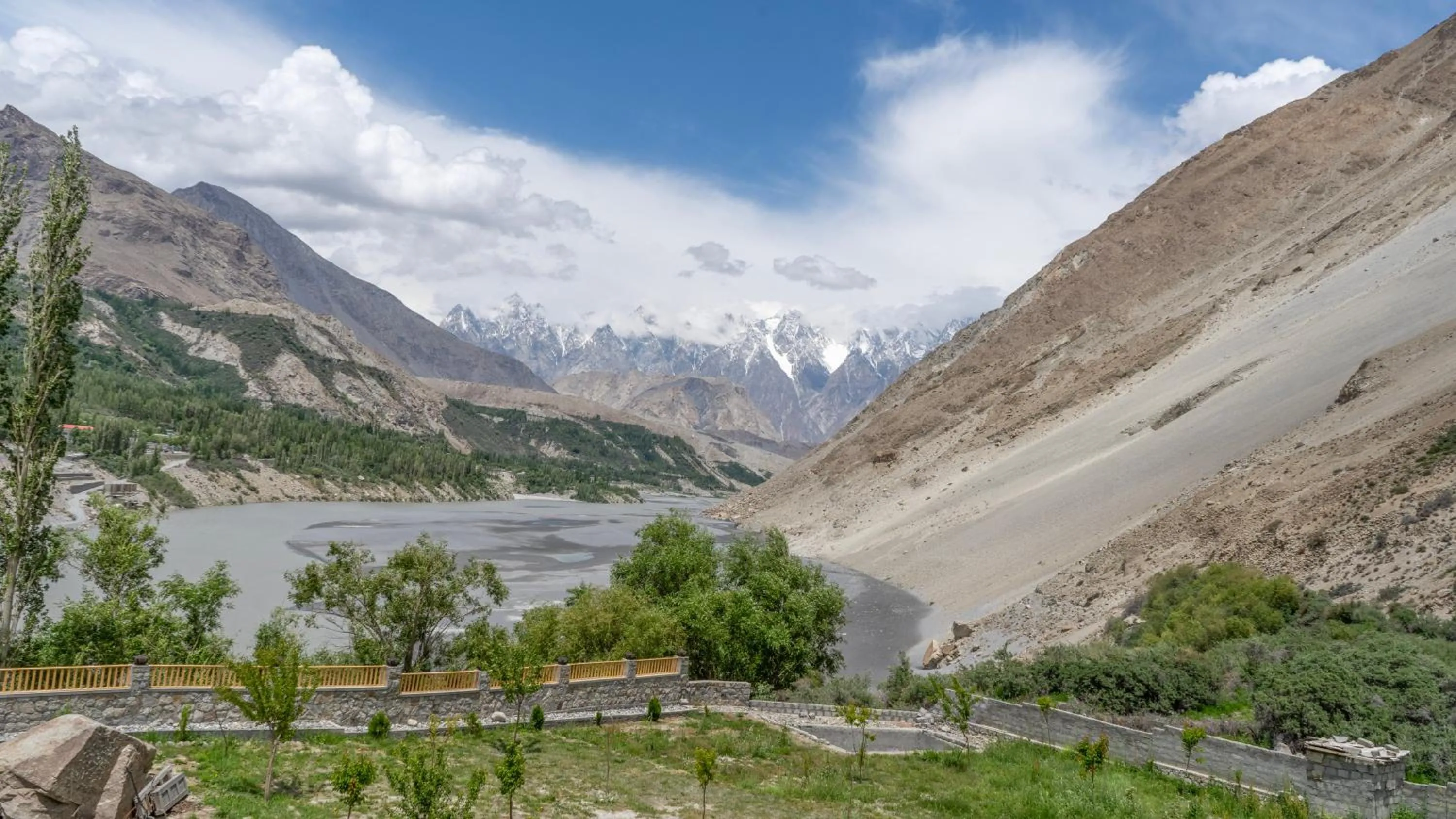 Landmark view in Villa Darya - Truly Hunza