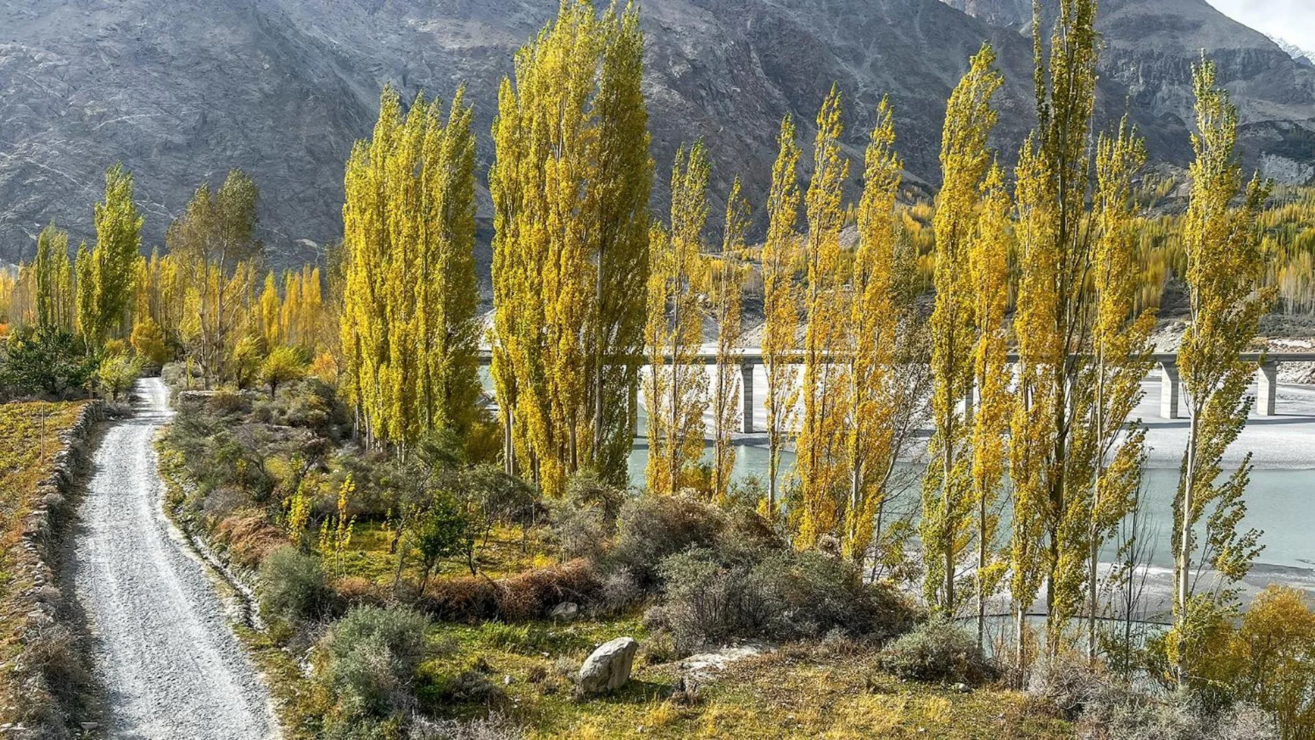 Natural landscape in Villa Darya - Truly Hunza