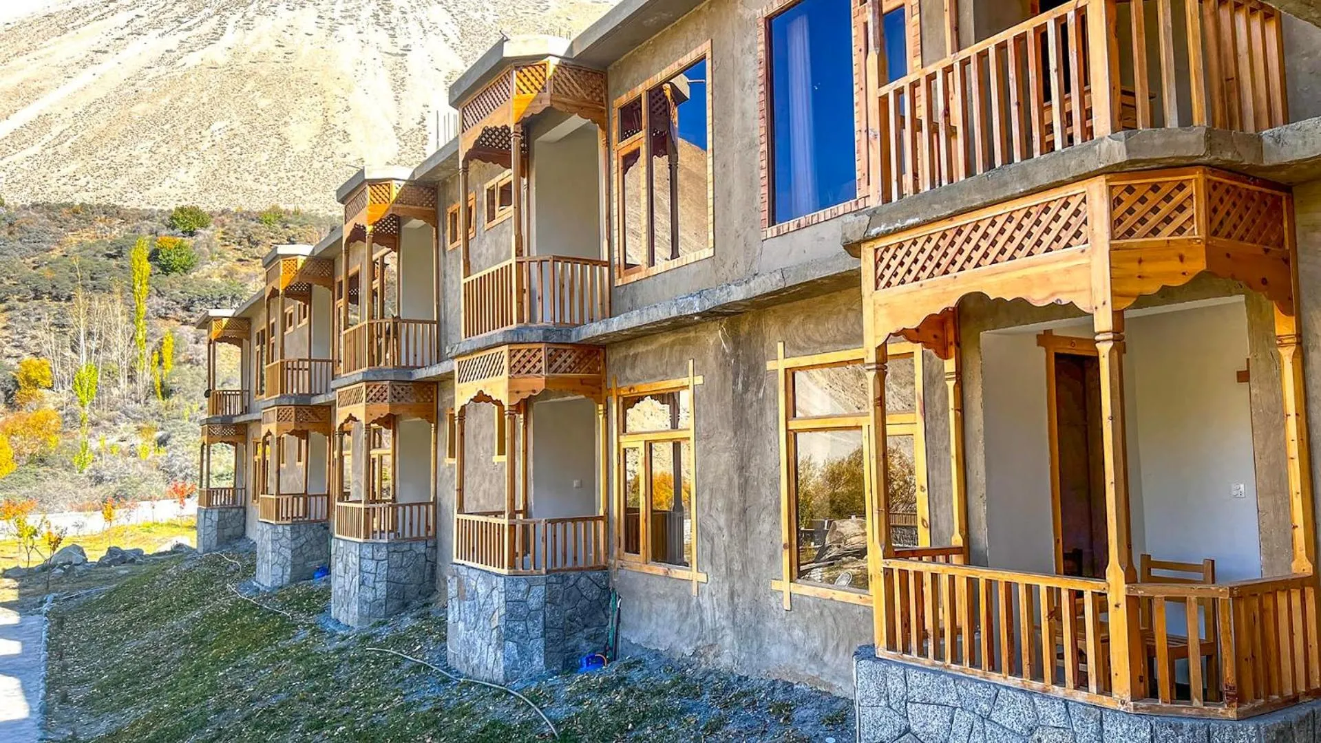 Balcony/Terrace in Villa Darya - Truly Hunza