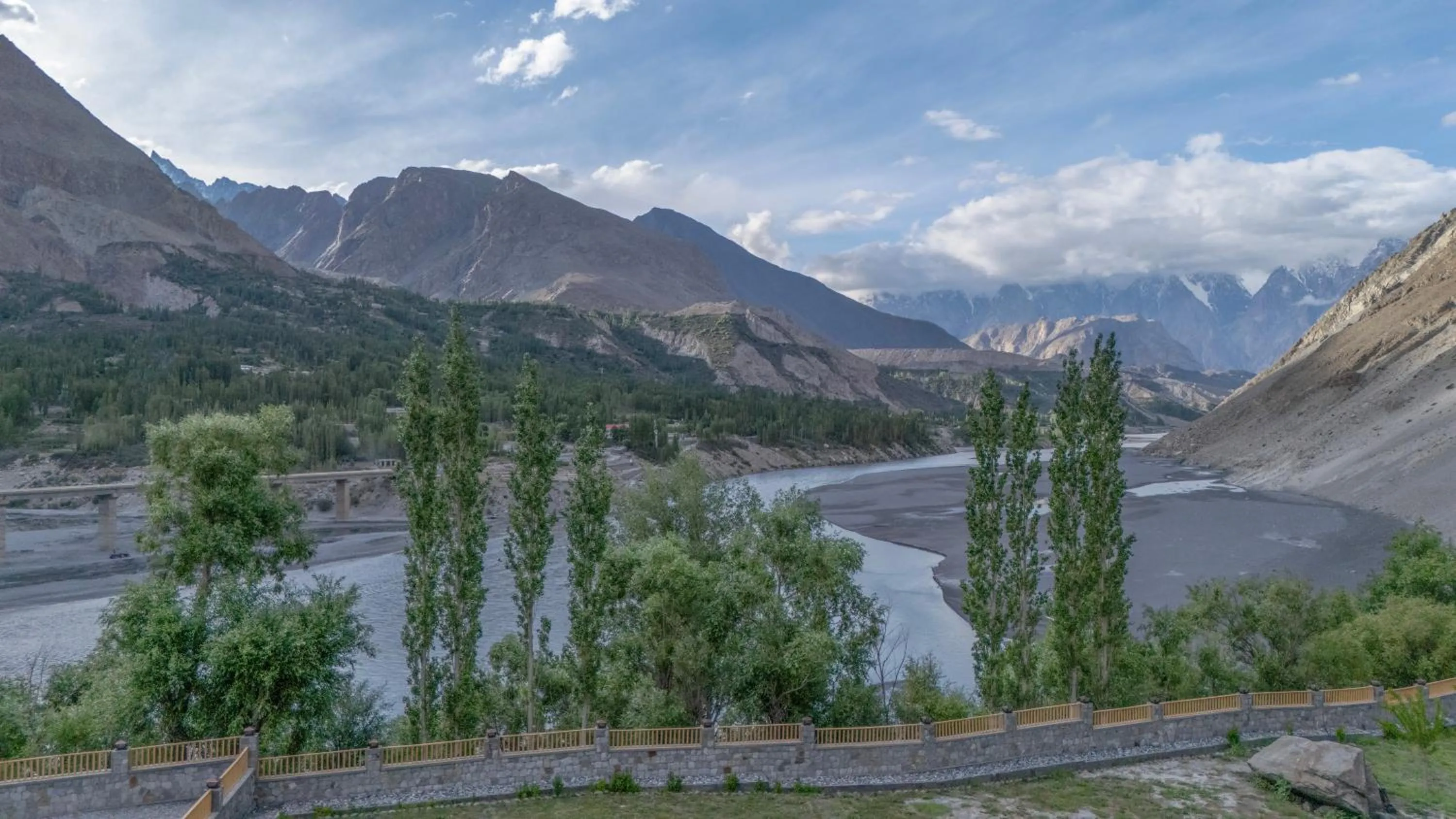 Landmark view in Villa Darya - Truly Hunza
