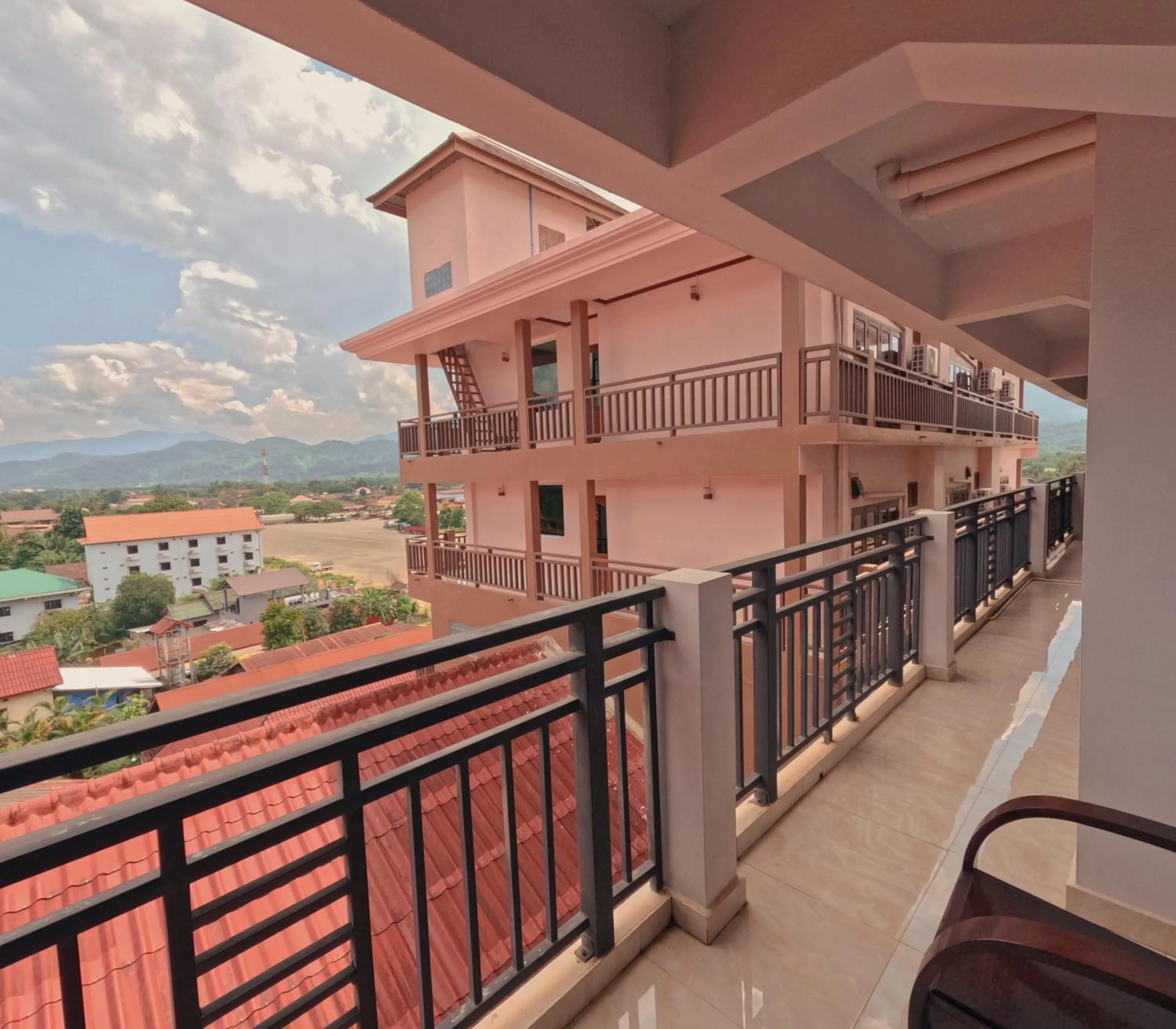 Balcony/Terrace in Vang Vieng Consiana Hotel