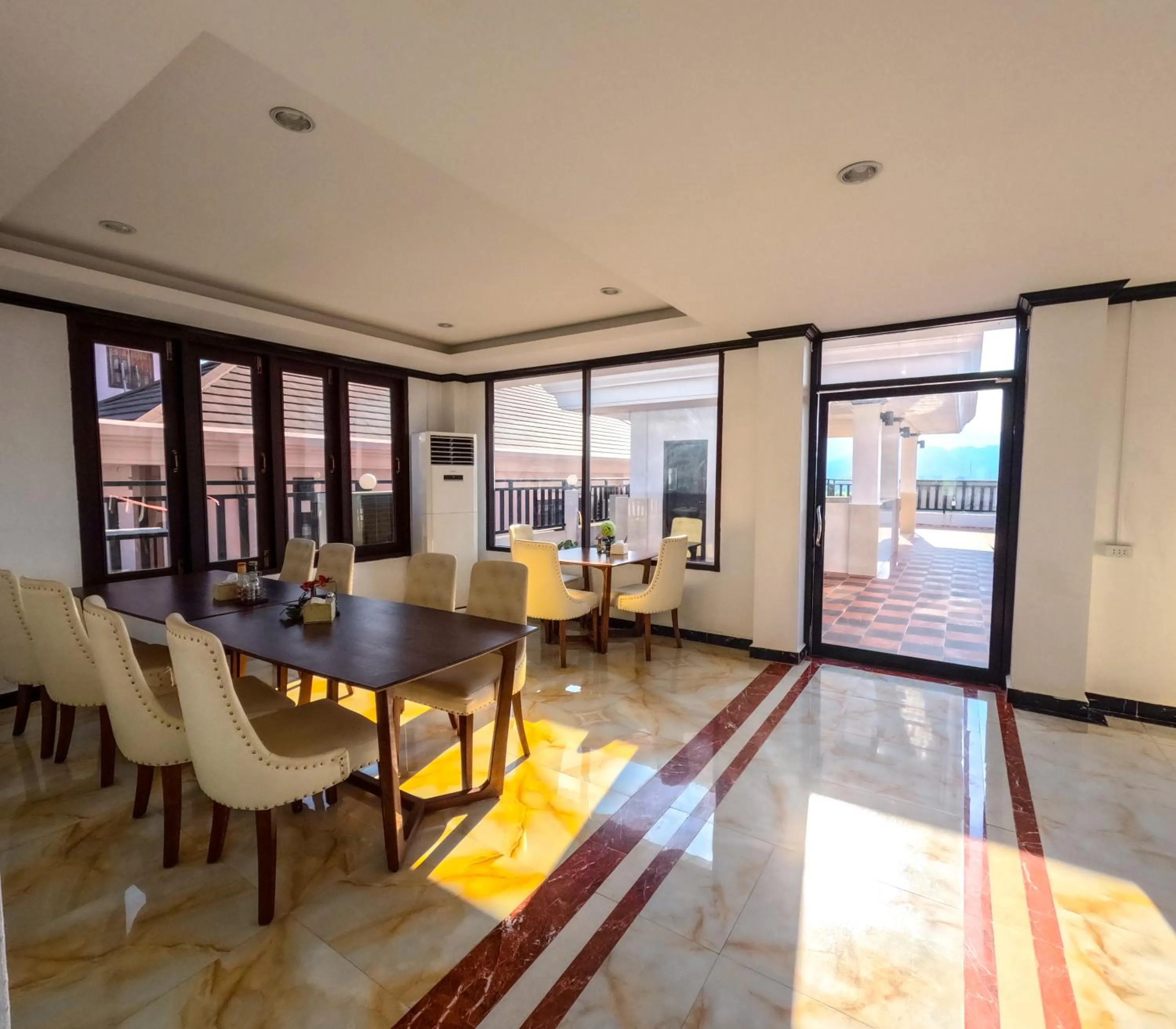 Seating area in Vang Vieng Consiana Hotel