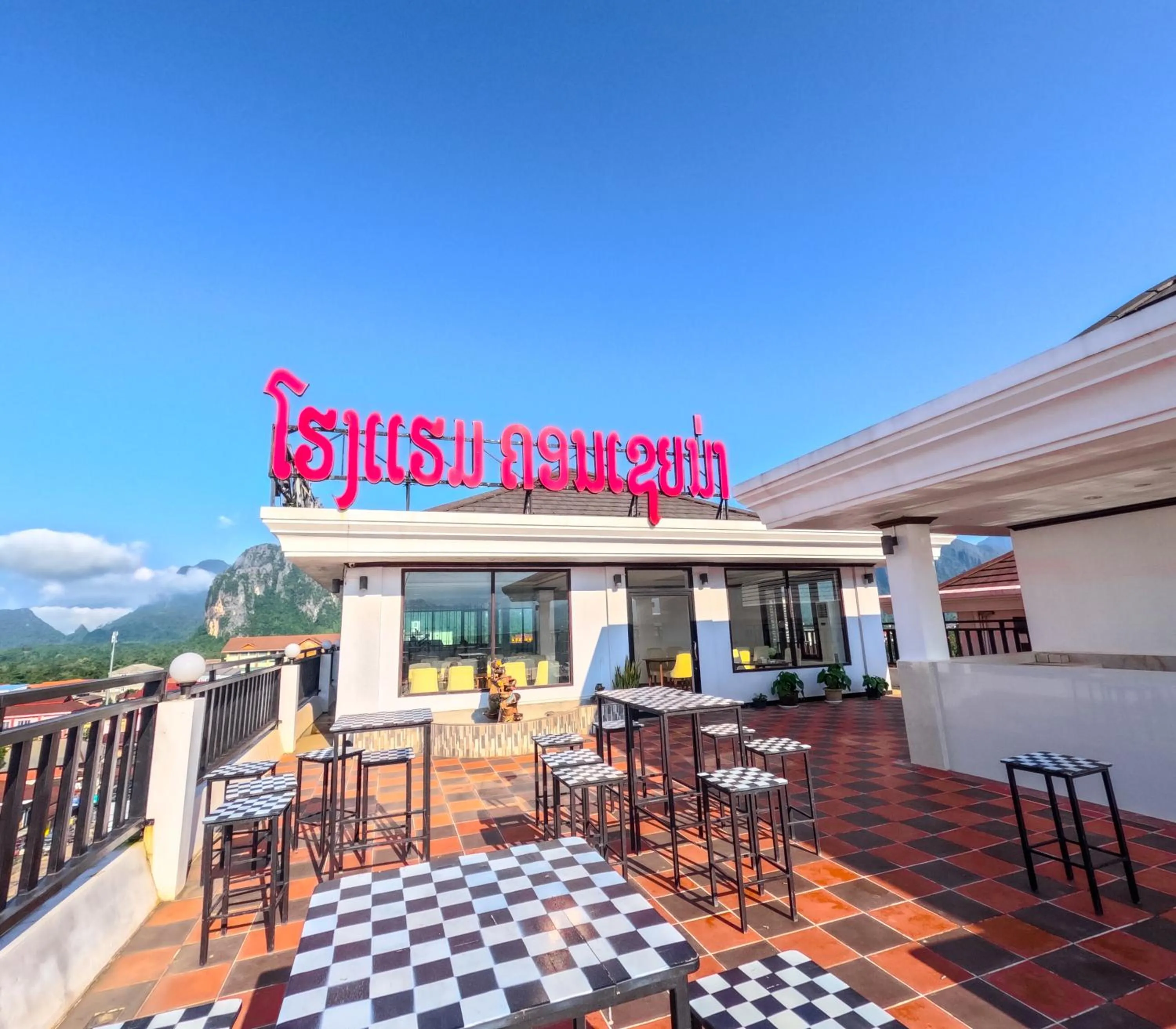 Restaurant/places to eat in Vang Vieng Consiana Hotel