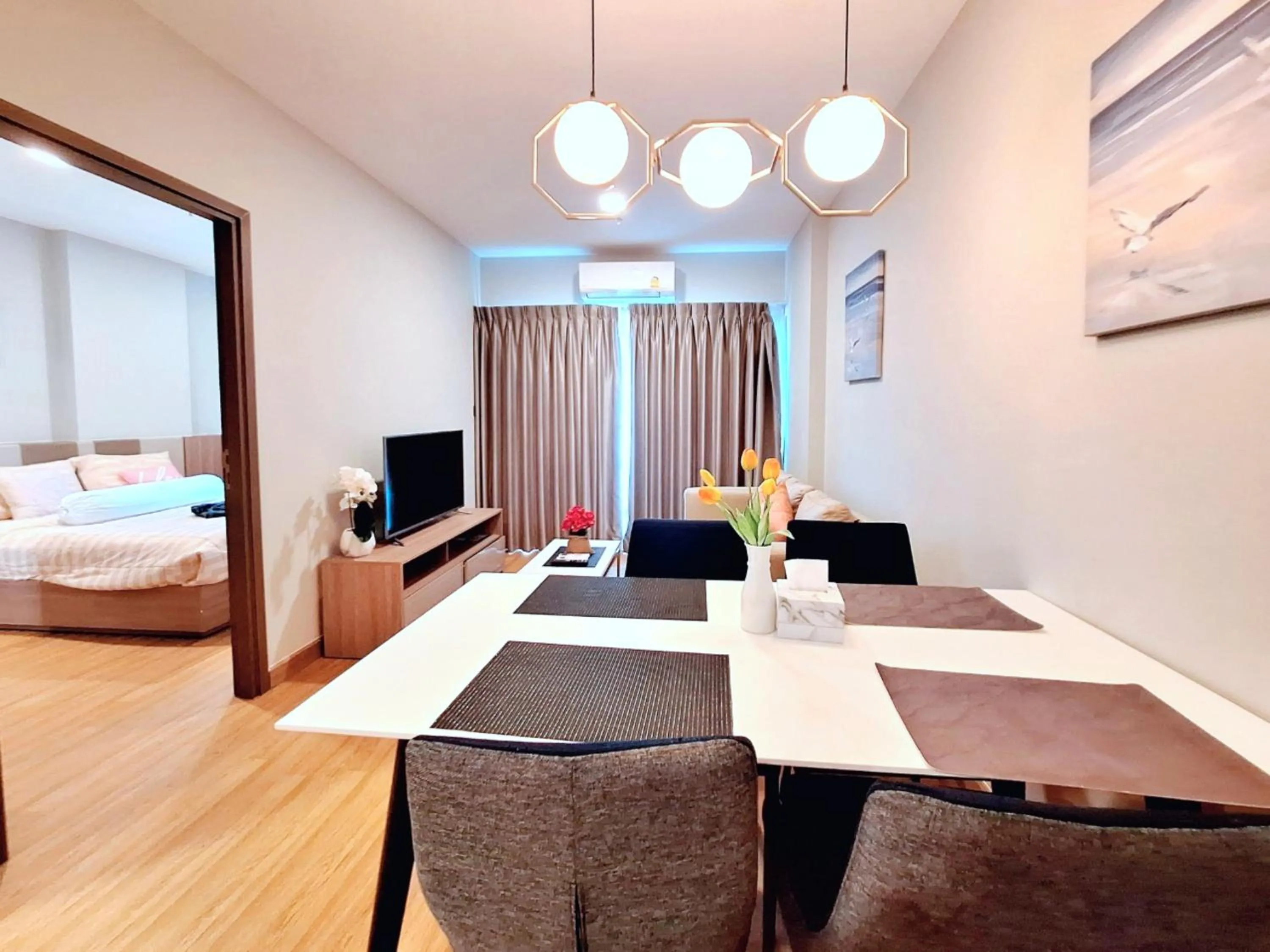 Bed in Astra Sky River Chiang Mai by Fang