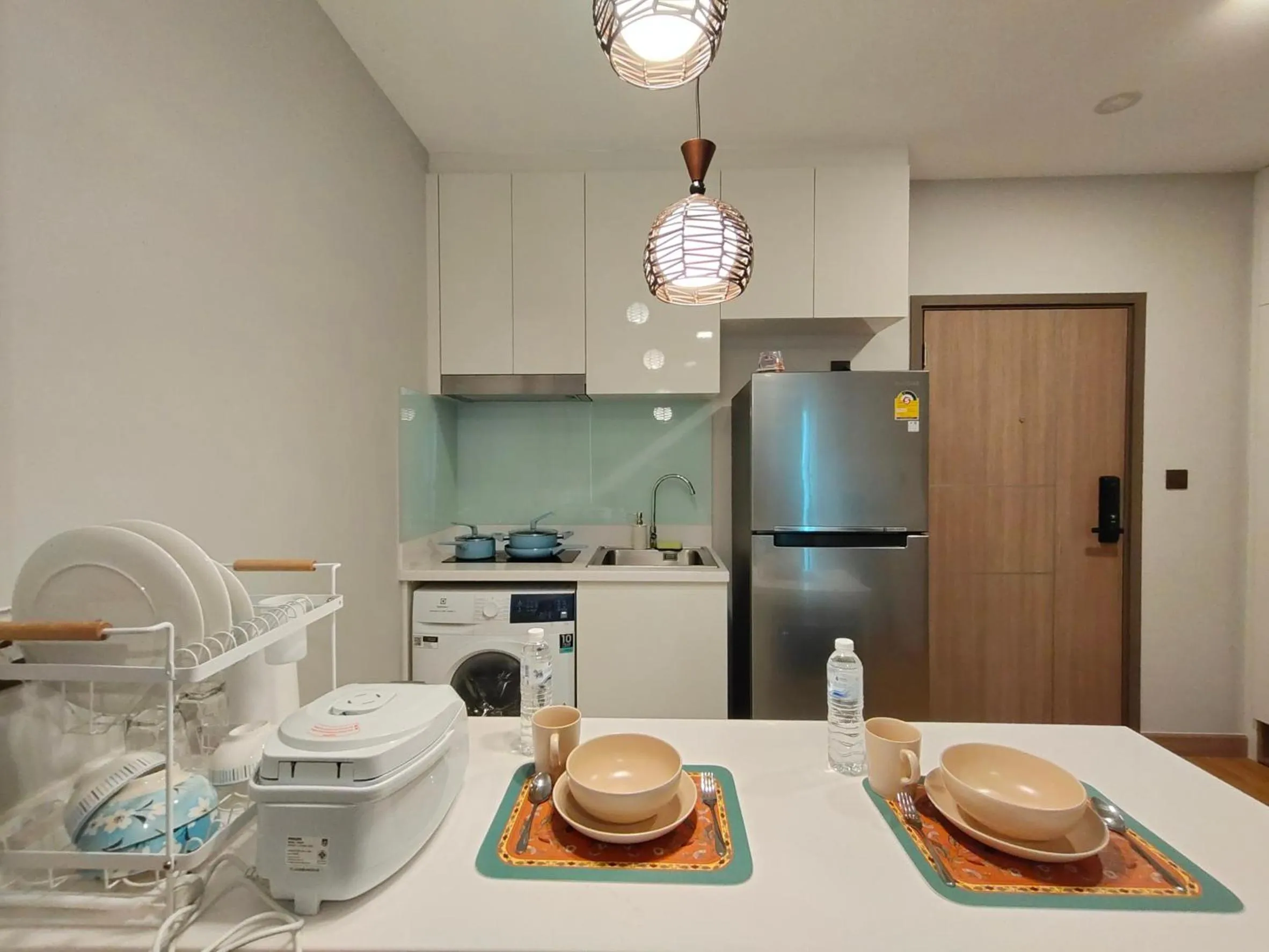 Kitchen or kitchenette in Astra Sky River Chiang Mai by Fang