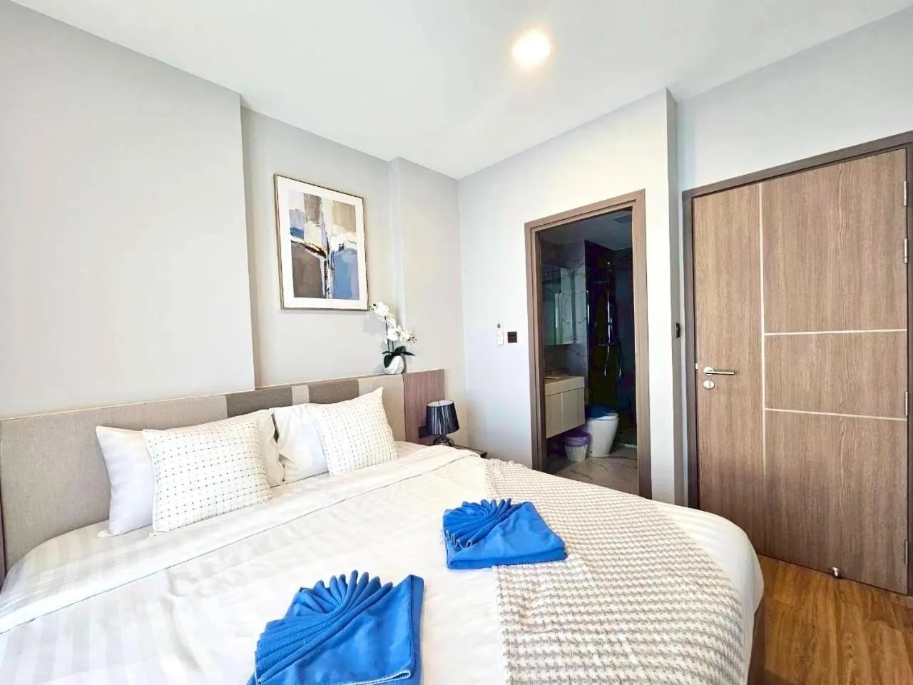 Bed in Astra Sky River Chiang Mai by Fang