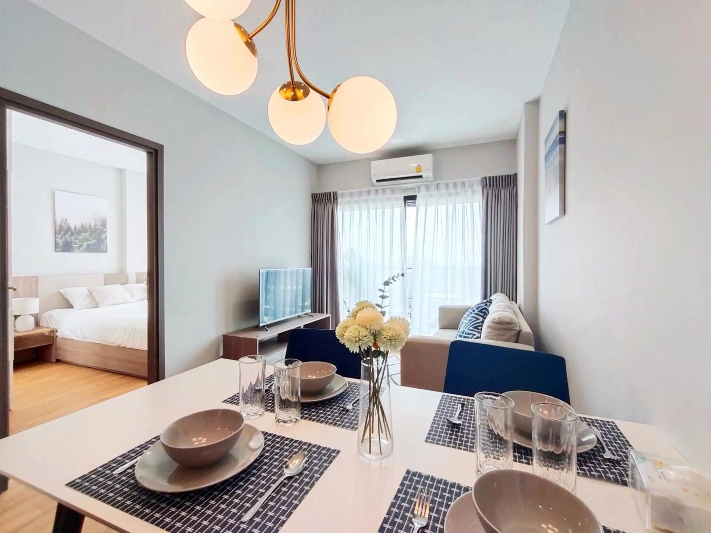 Bed in Astra Sky River Chiang Mai by Fang