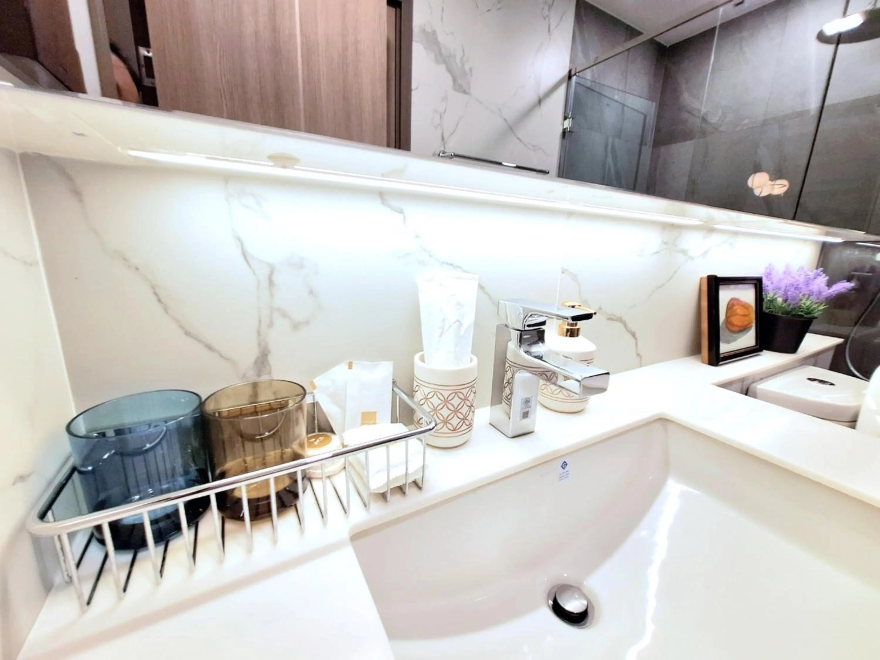 Bathroom in Astra Sky River Chiang Mai by Fang