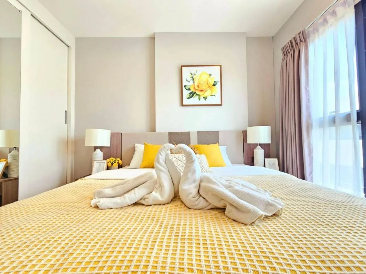 Bed in Astra Sky River Chiang Mai by Fang