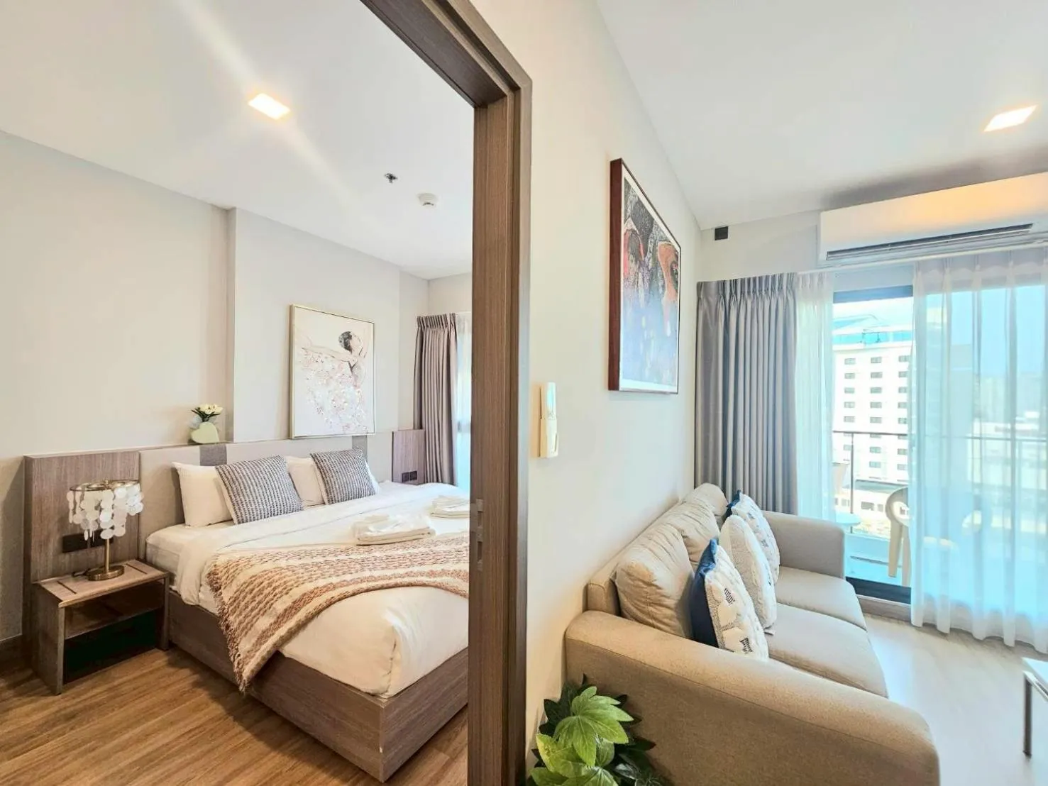 Bed in Astra Sky River Chiang Mai by Fang