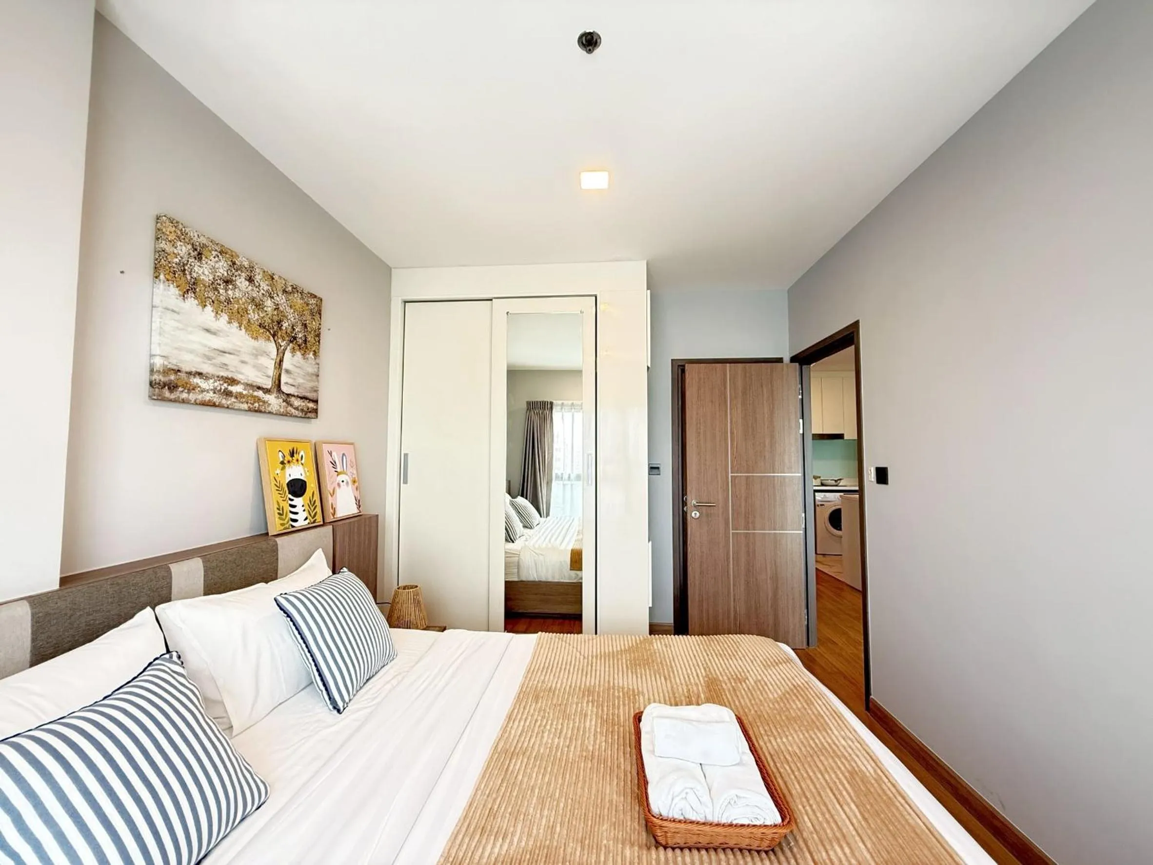 Bed in Astra Sky River Chiang Mai by Fang