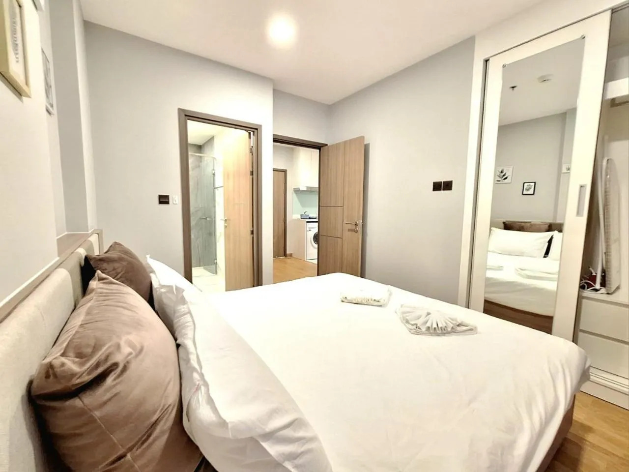 Bed in Astra Sky River Chiang Mai by Fang