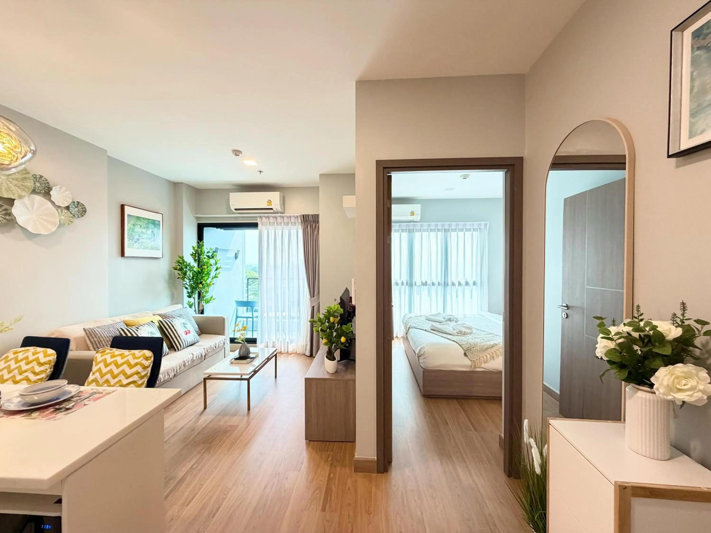 Bed in Astra Sky River Chiang Mai by Fang